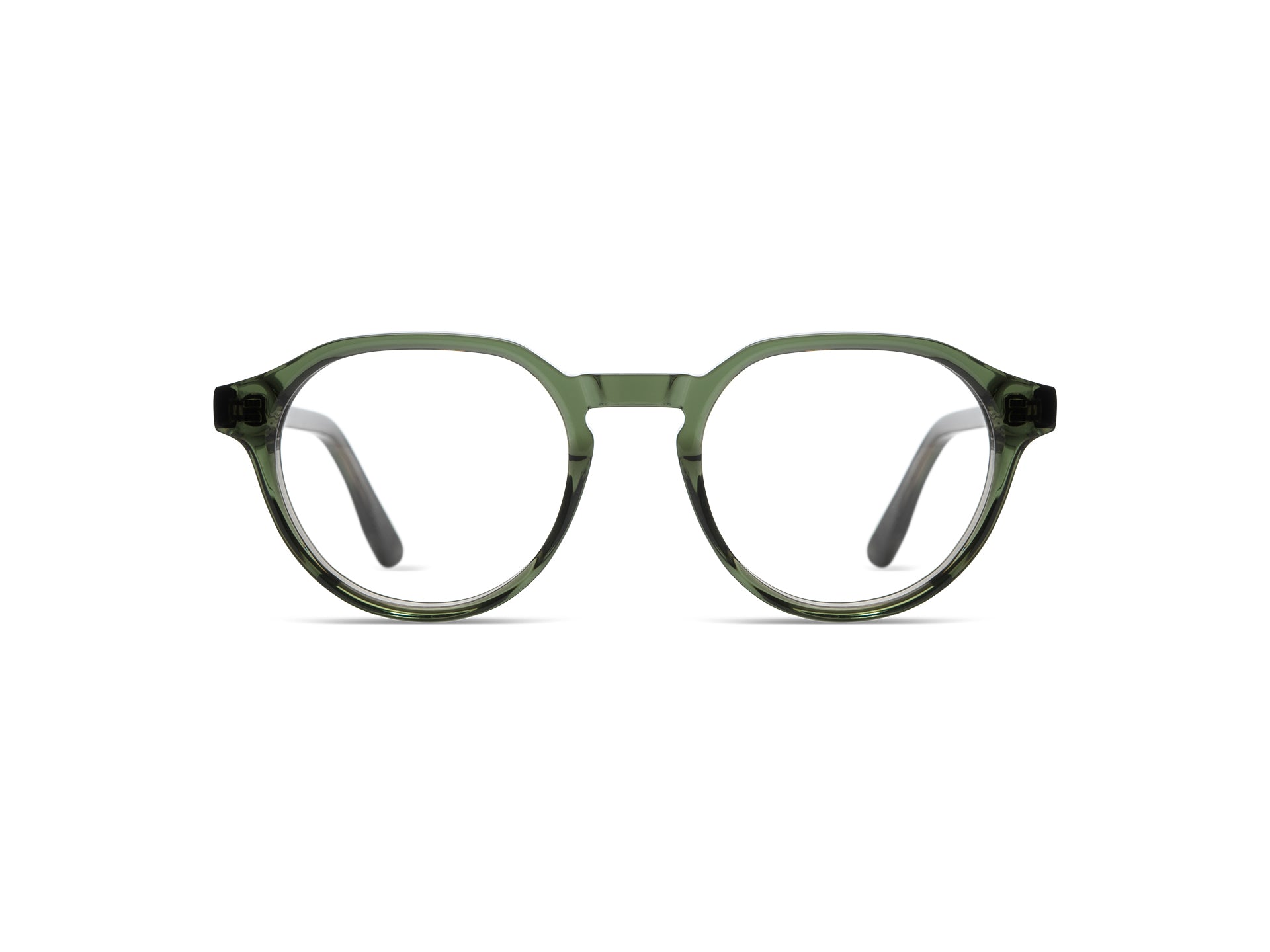 komono-nigel-slims-olive-ruby-lunettes-optiques-rondes-slims-en-co-ac-tate image 1