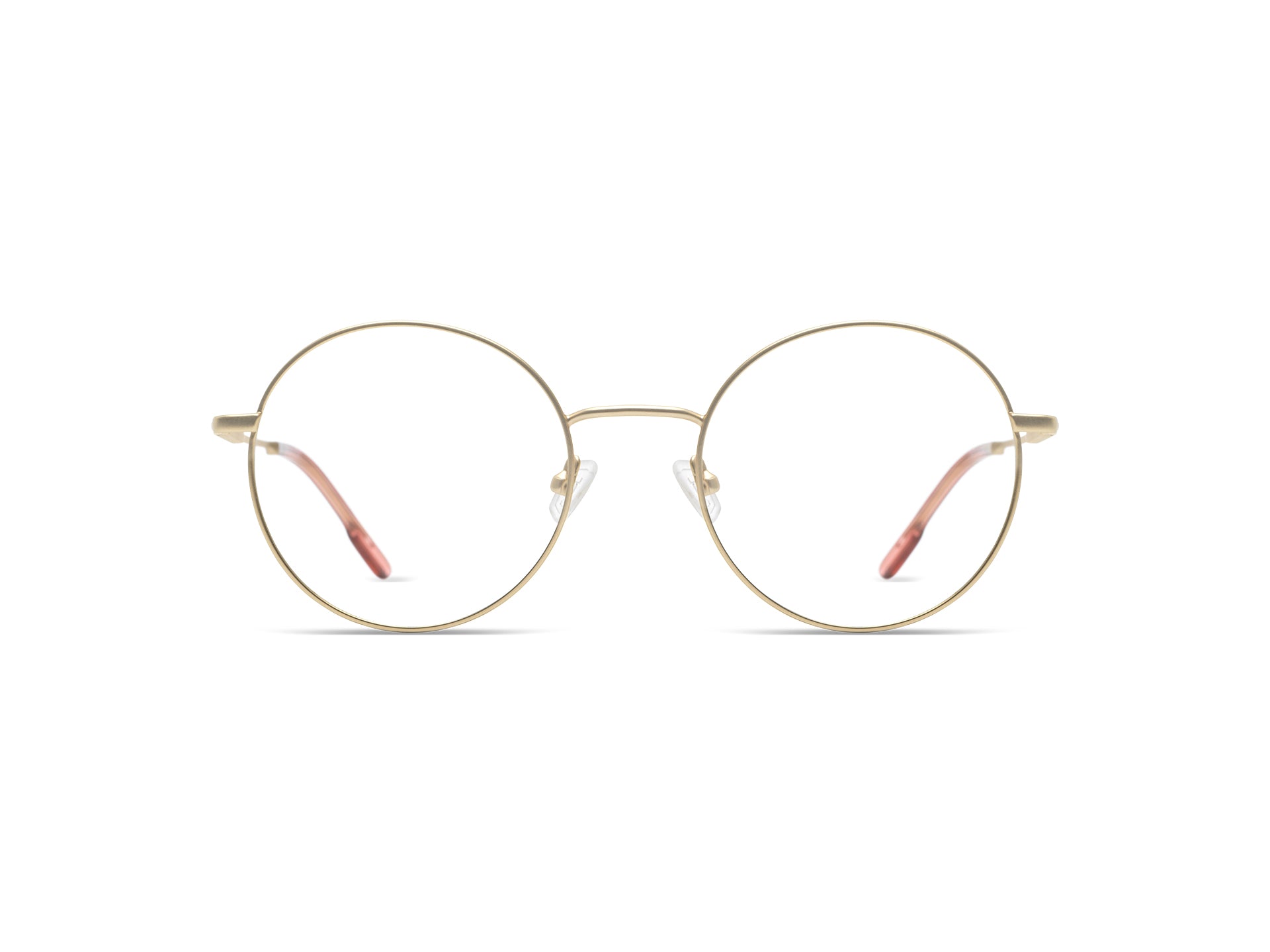 komono-jude-white-gold-lunettes-optiques-rondes-en-acier-inoxydable image 1