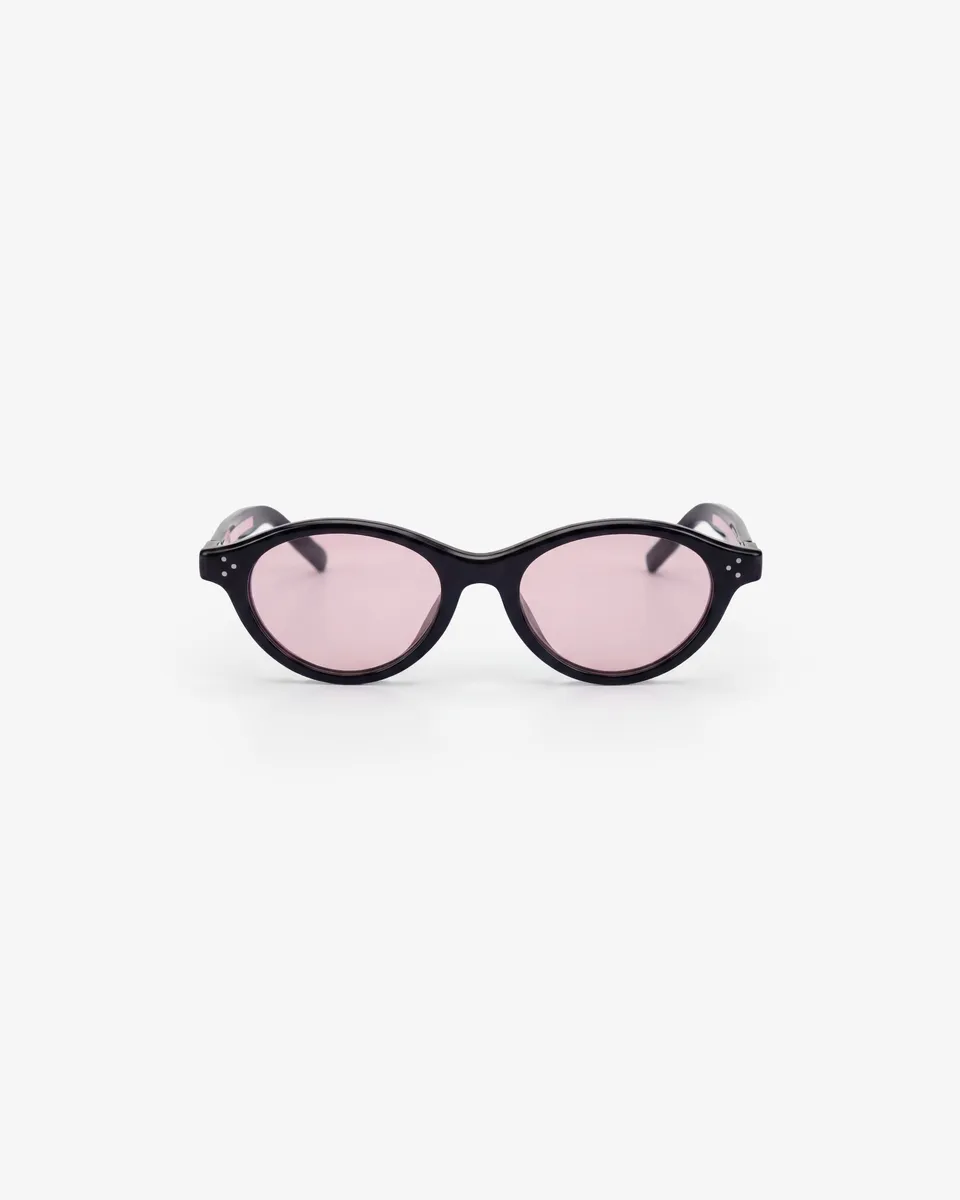 le-petit-lunetier-anastasia-olive-lunettes-de-soleil-ovales-ac-tate-noir image 1