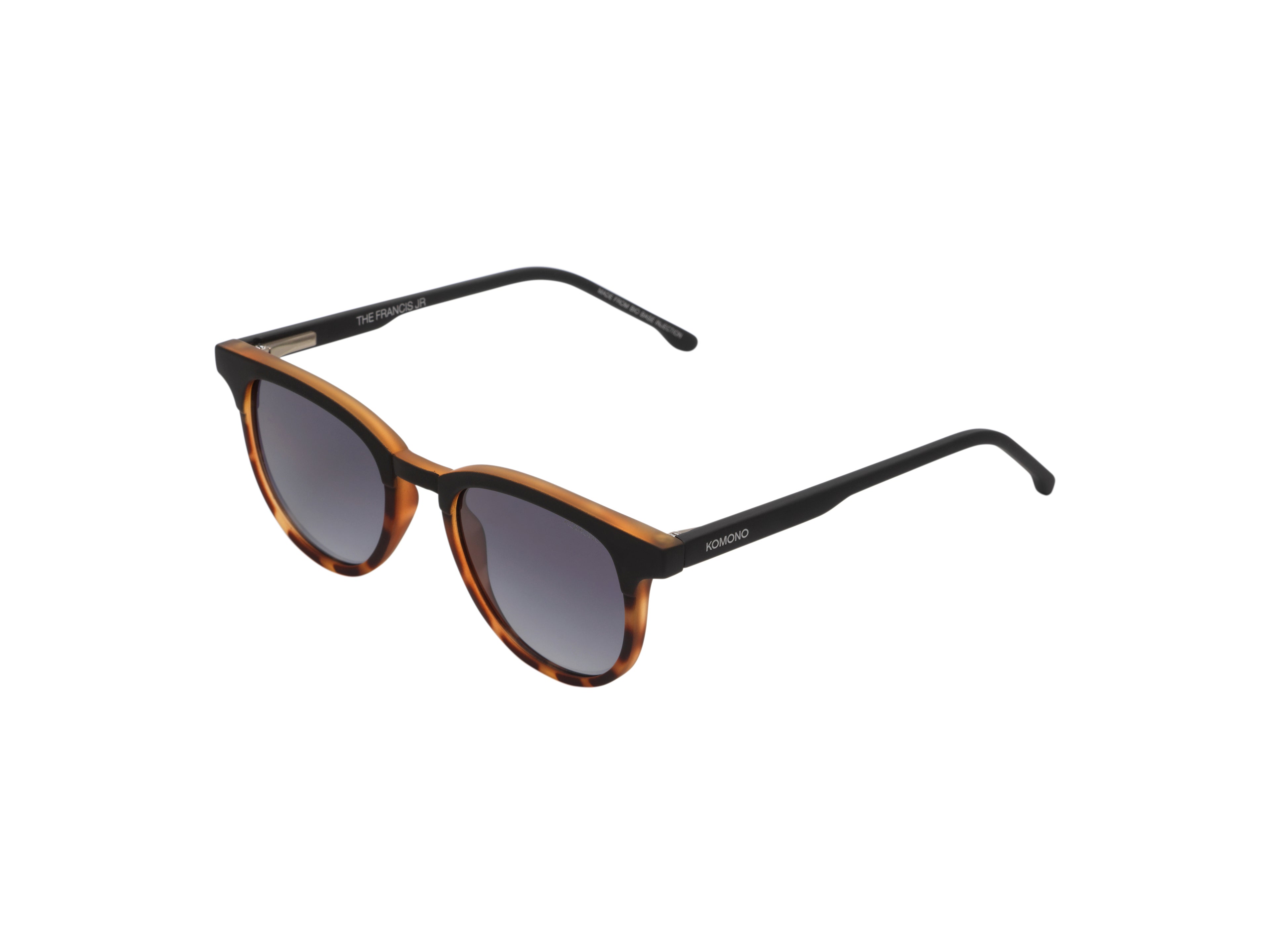komono-junior-francis-matte-black-tortoise-6-11-ans-lunettes-de-soleil-enfant image 2