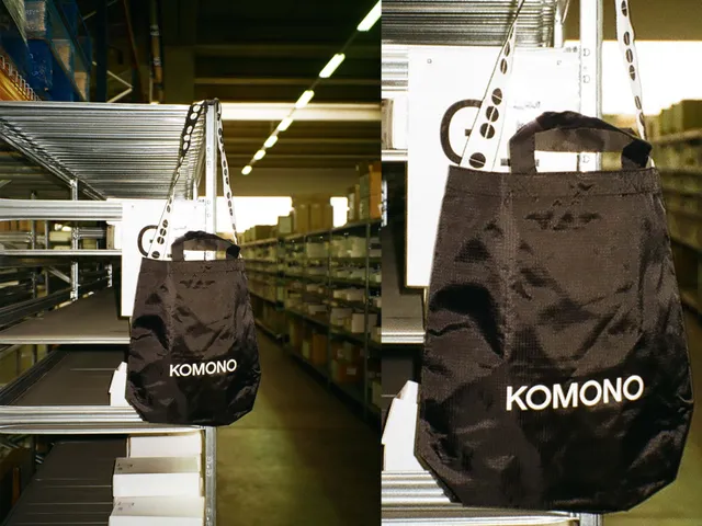 komono-sustainable-tote-bag-sac-fourre-tout-100-mat-riaux-recycl-s image 1