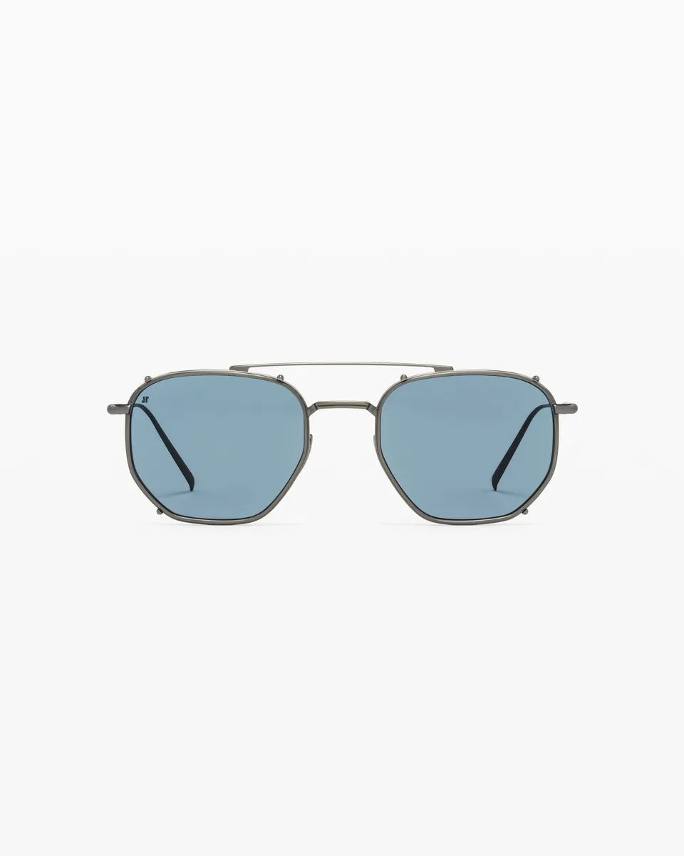 jimmy-fairly-la-porto-lunettes-de-soleil-aviateur-en-titane-argent-homme-taille- image 1