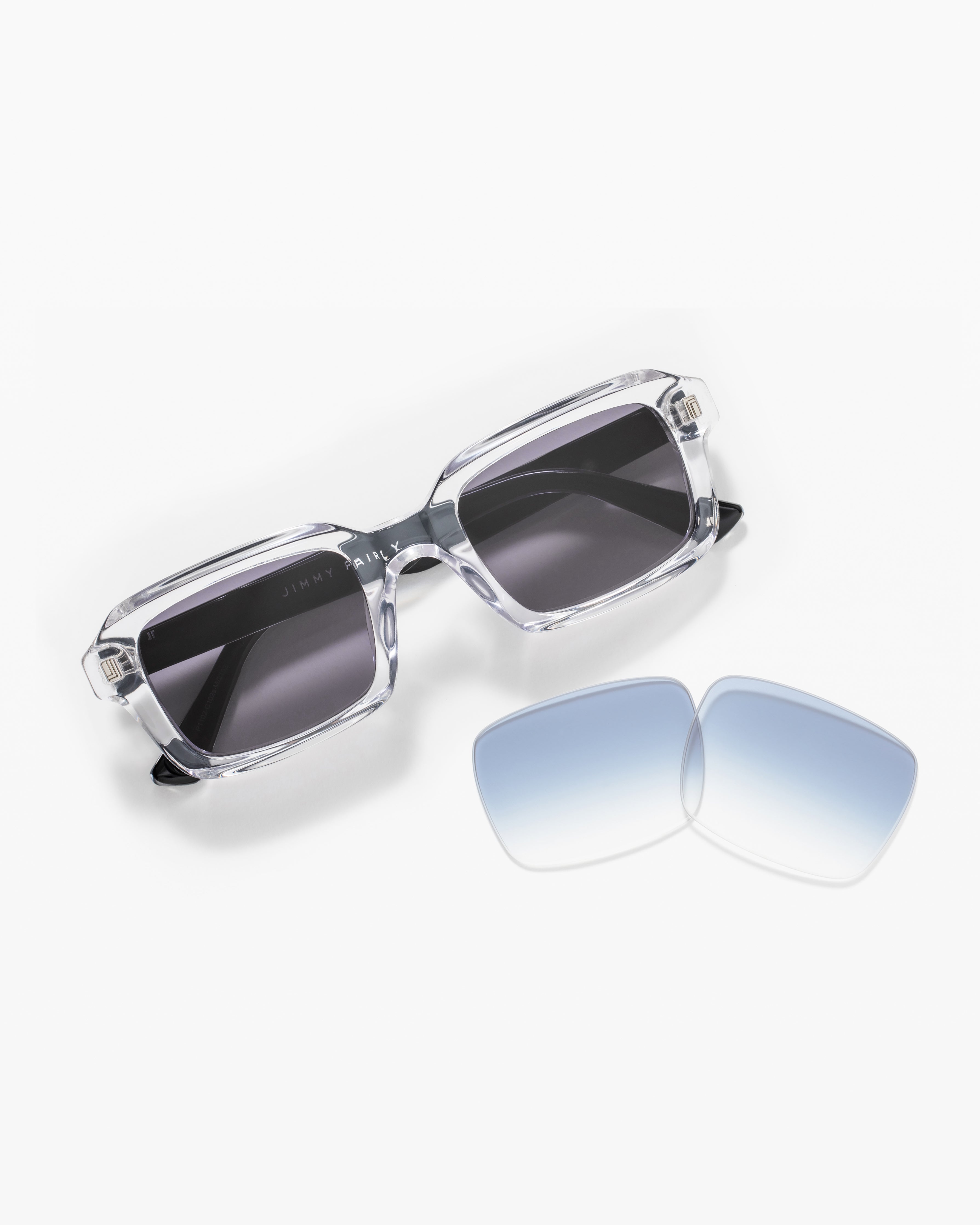 jimmy-fairly-la-contis-jf-colors-lunettes-de-soleil-rectangulaires-blanches-homm image 3