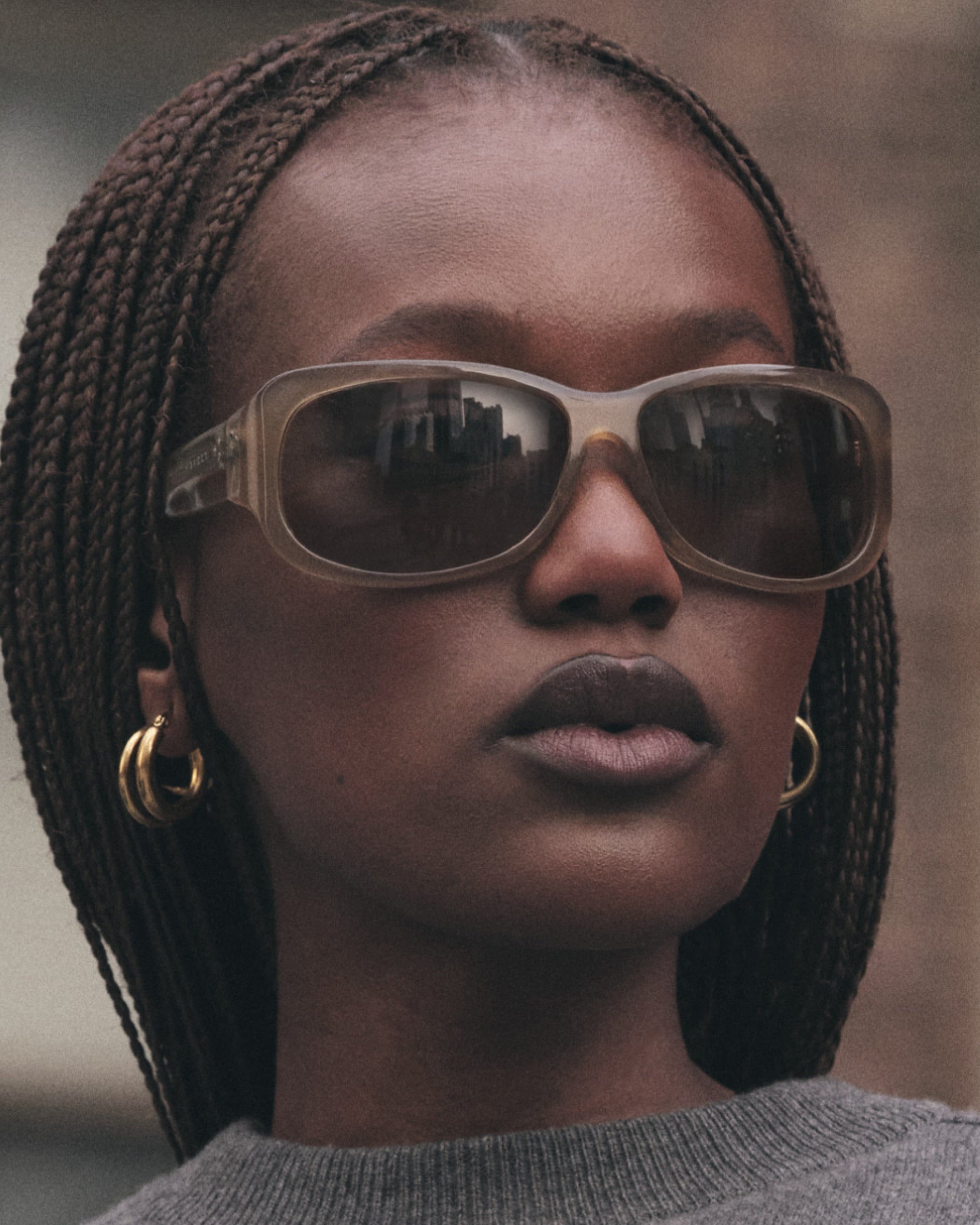 jimmy-fairly-la-soho-lunettes-de-soleil-rectangulaires-en-ac-tate-marron-taille- image 3
