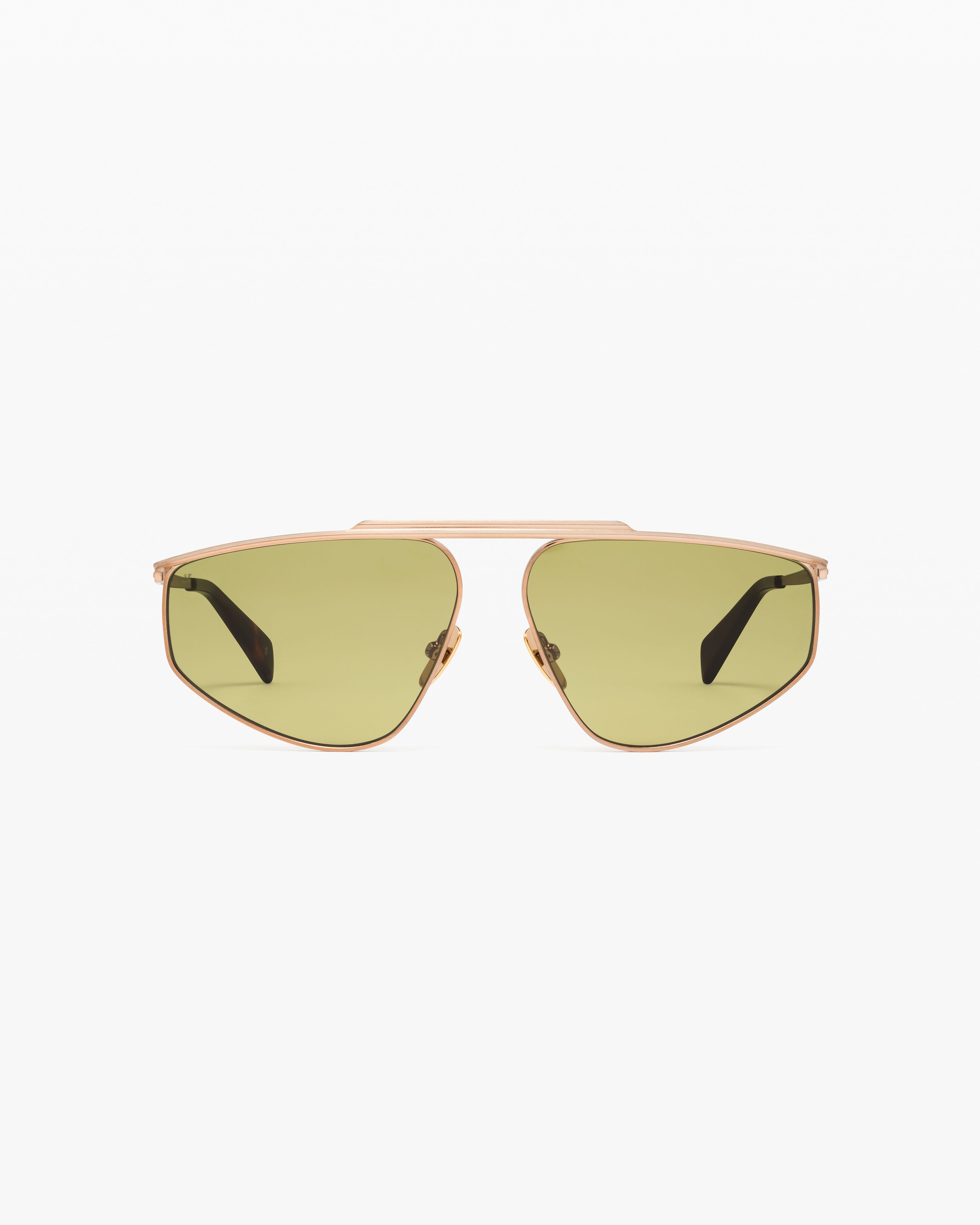 jimmy-fairly-la-lyra-lunettes-de-soleil-aviateur-dor-e-oversize-acier image 1