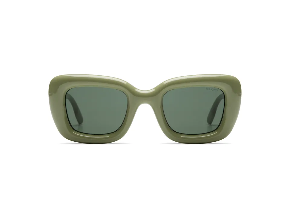 komono-vita-moss-lunettes-cat-eye-vert-bio-nylon-taille-l image 1