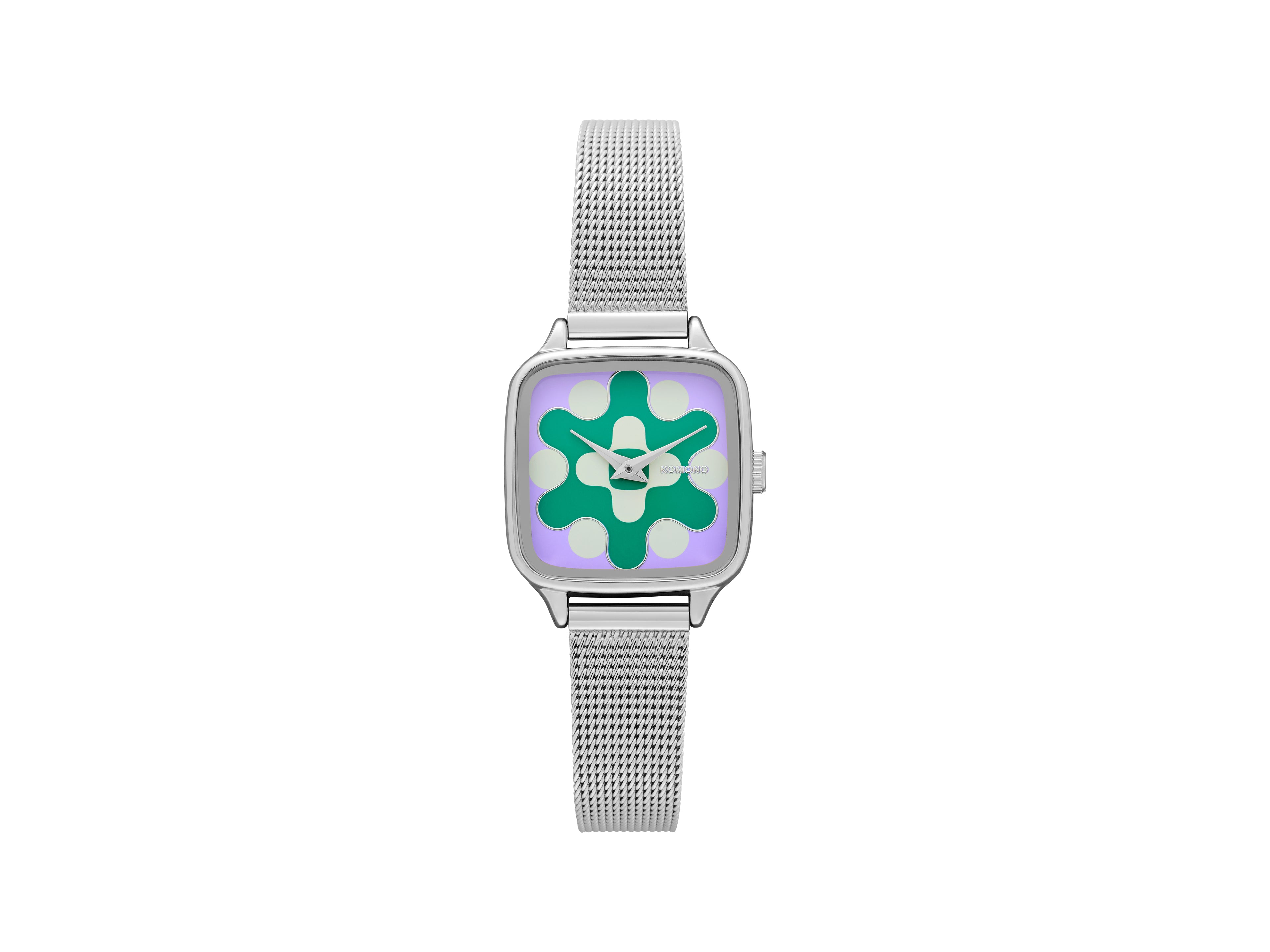 komono-kate-aurora-royale-silver-lilac-montre-solaire image 1