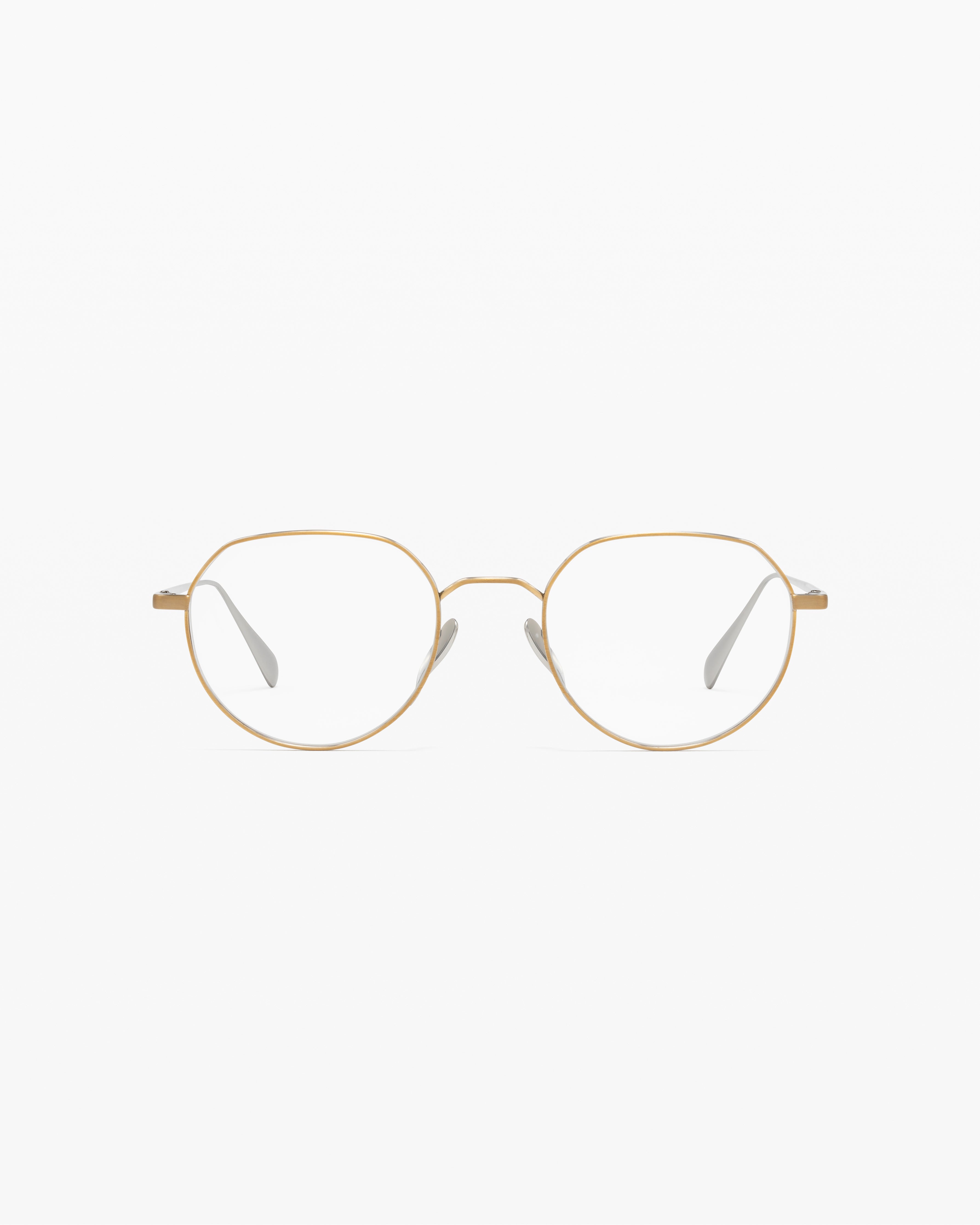 jimmy-fairly-la-altea-lunettes-de-vue-rondes-en-titane-dor-mat-taille-m-mixte image 1