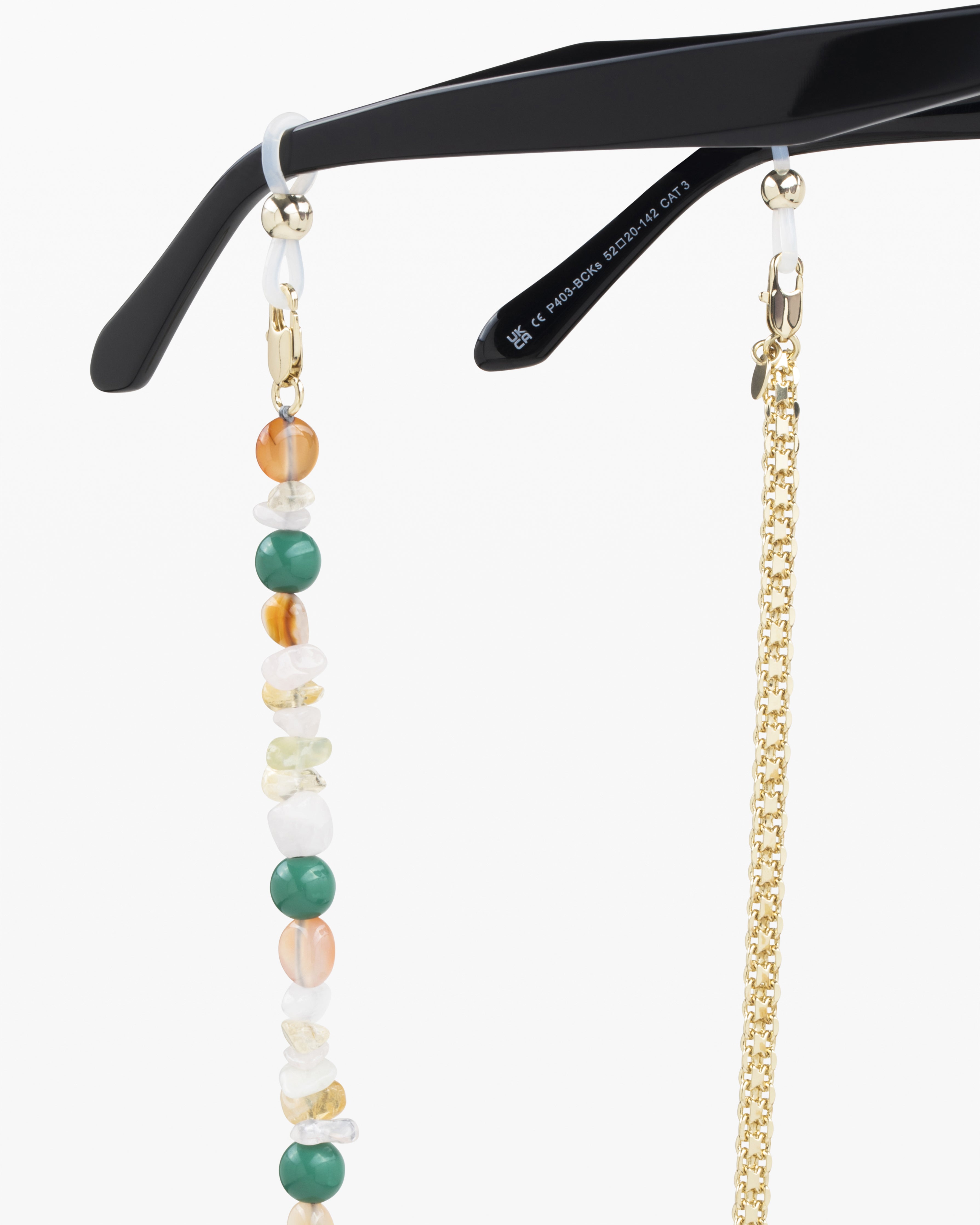 jimmy-fairly-la-rosalia-cha-ne-pour-lunettes-perle-et-acier-inoxydable image 3