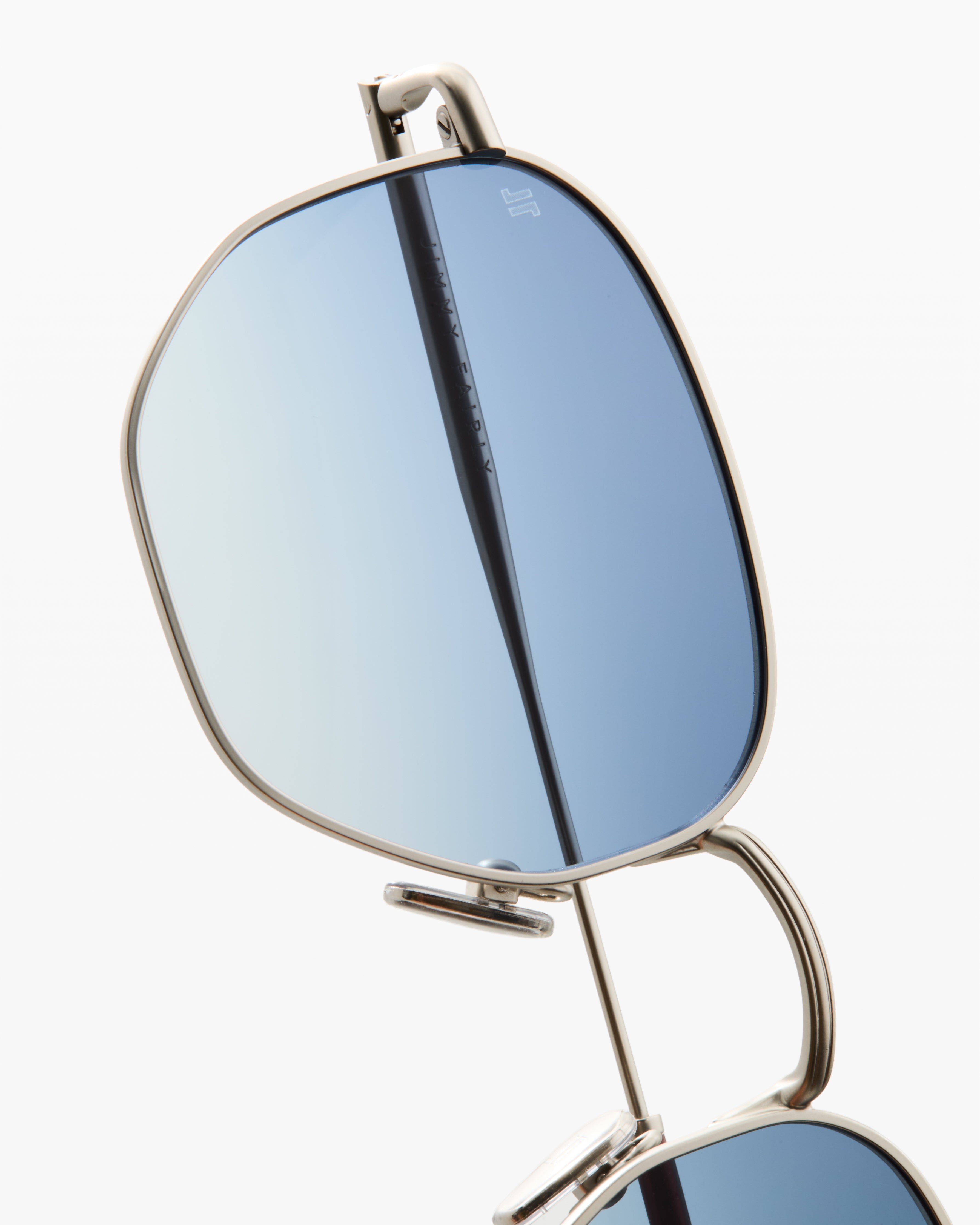 jimmy-fairly-la-ash-l-lunettes-de-soleil-hexagonales-argent-es-pour-homme-verres image 2