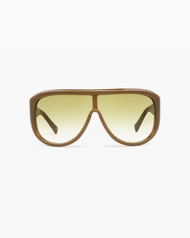 jimmy-fairly-la-luz-lunettes-de-soleil-aviateur-vert-finition-argent-e-medium image 1