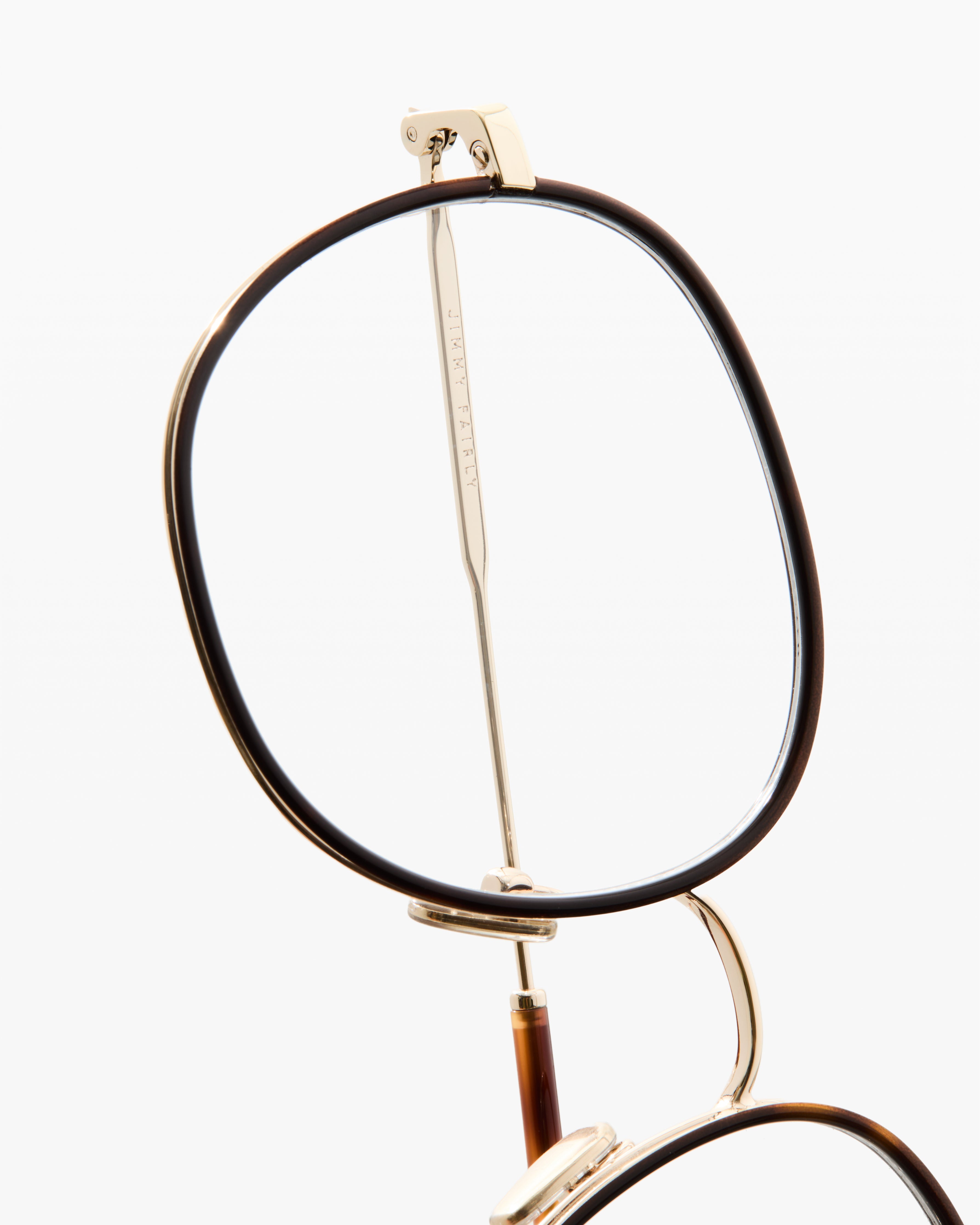jimmy-fairly-la-lena-lunettes-de-vue-carr-es-en-ac-tate-et-acier-inoxydable-dor- image 3
