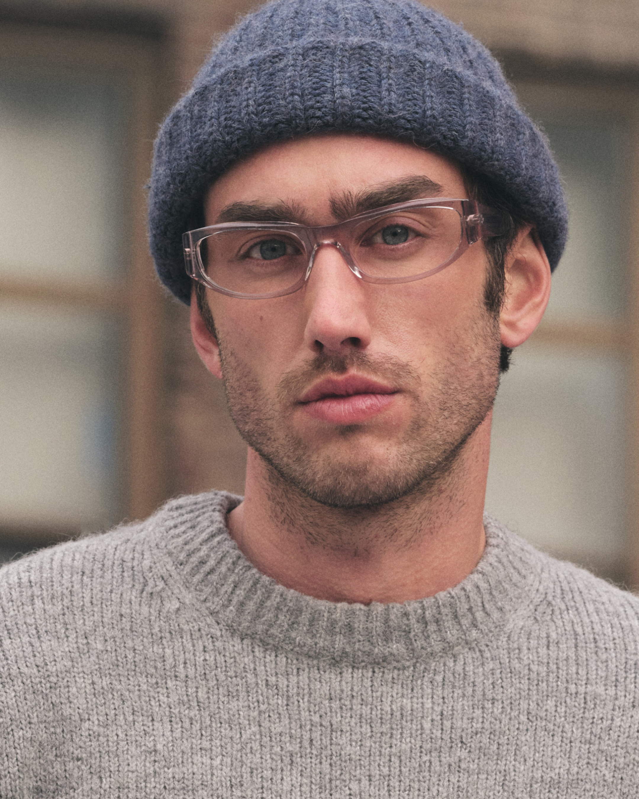 jimmy-fairly-la-chester-lunettes-de-vue-rectangulaire-cr-me image 3