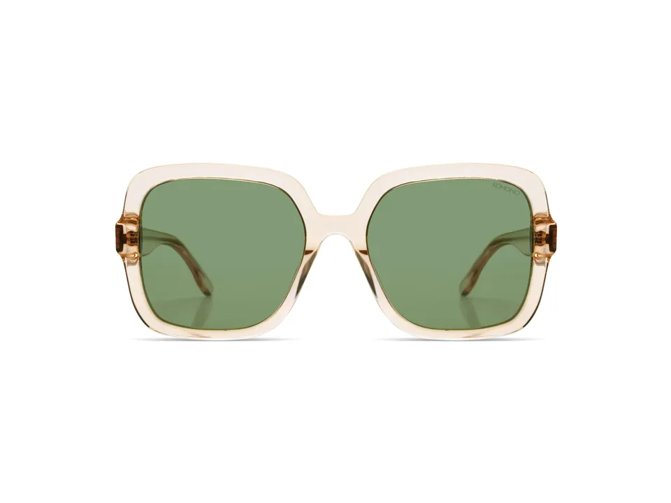 komono-miley-champagne-rose-gold-matte-lunettes-de-soleil-polaris-es-oversize image 1