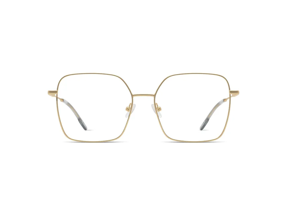 komono-audrey-gold-monture-optique-oversize-carr-e-en-acier-inoxydable image 1