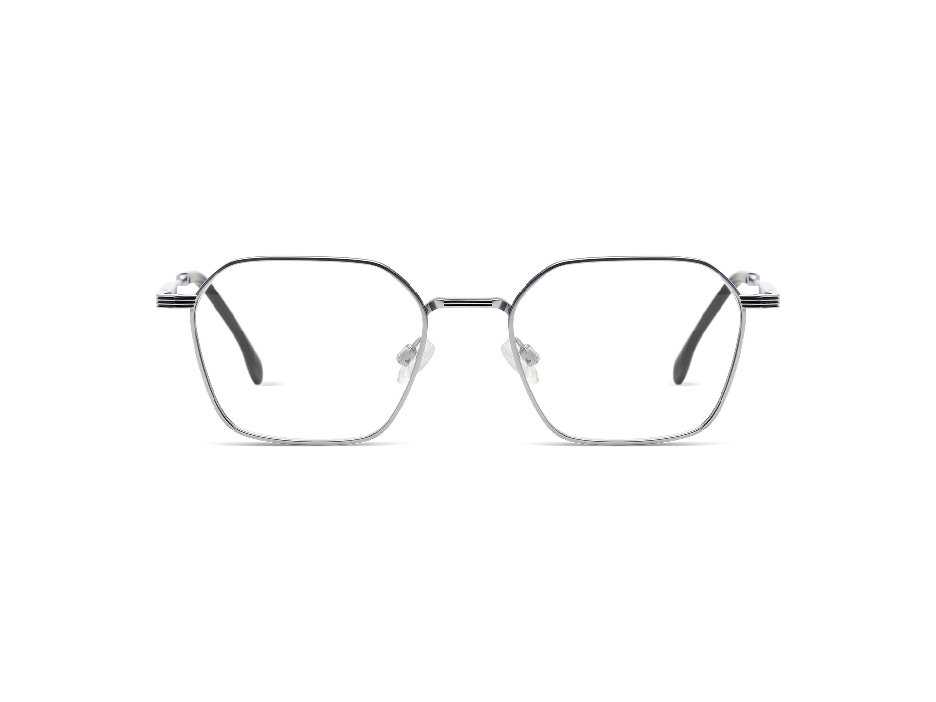 komono-yuki-silver-matte-lunettes-de-vue-carr-es image 1