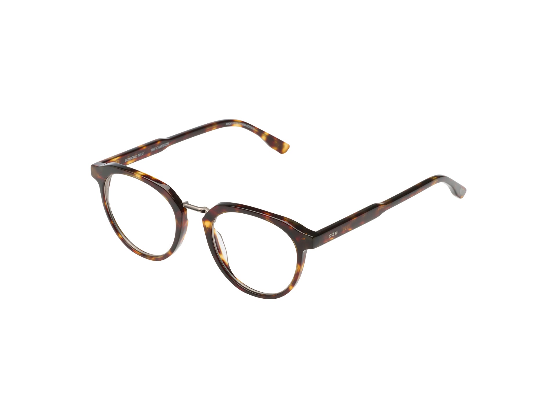 komono-cameron-lunettes-de-vue-black-havana-silver image 2
