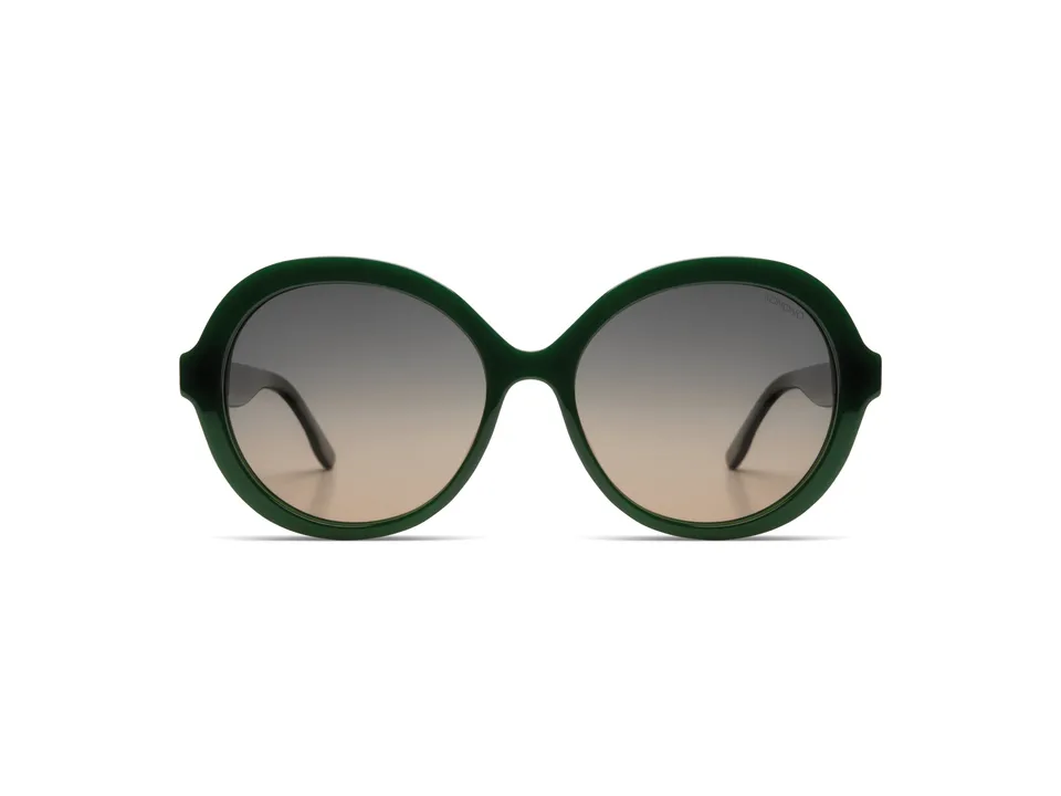 komono-misty-hunter-white-gold-lunettes-de-soleil-rondes-oversize-verres-polaris image 1
