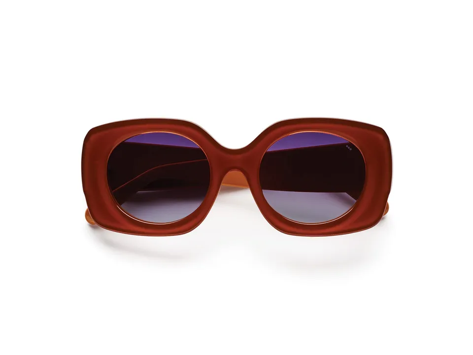 komono-mariah-amber-lunettes-de-soleil-rondes-ac-tate image 1