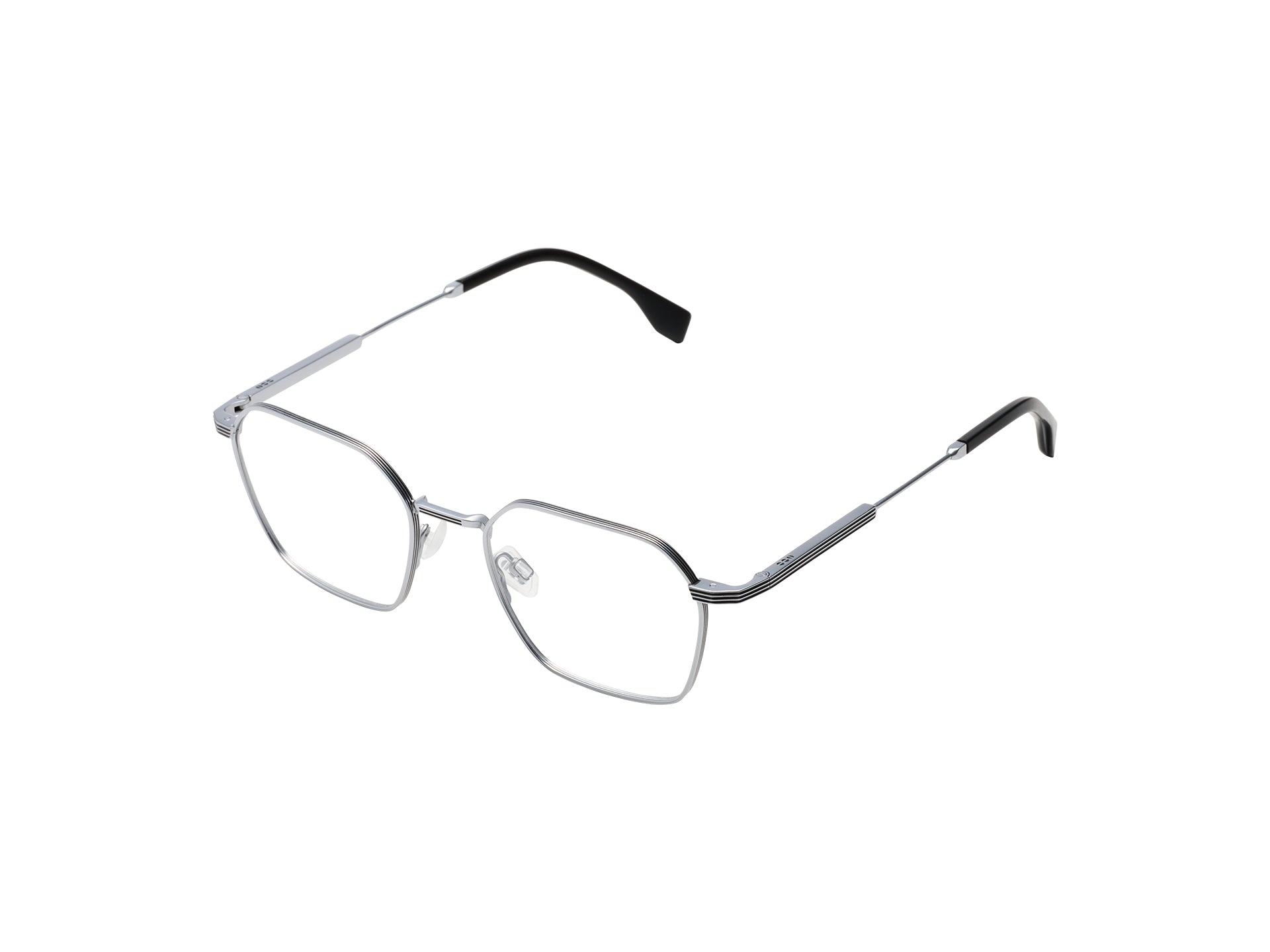 komono-yuki-silver-matte-lunettes-de-vue-carr-es image 2