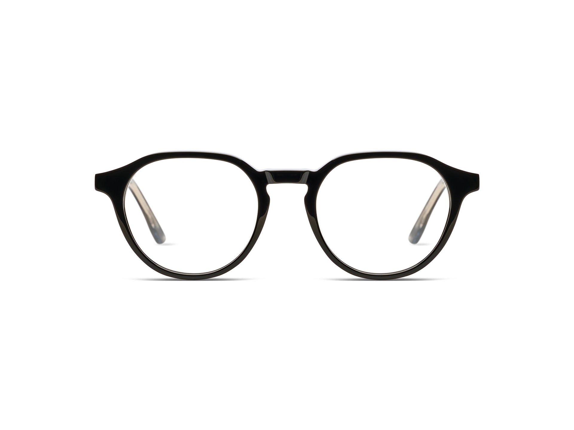 komono-nigel-grand-black-rain-lunettes-de-vue-coupe-plate-grand-format image 1