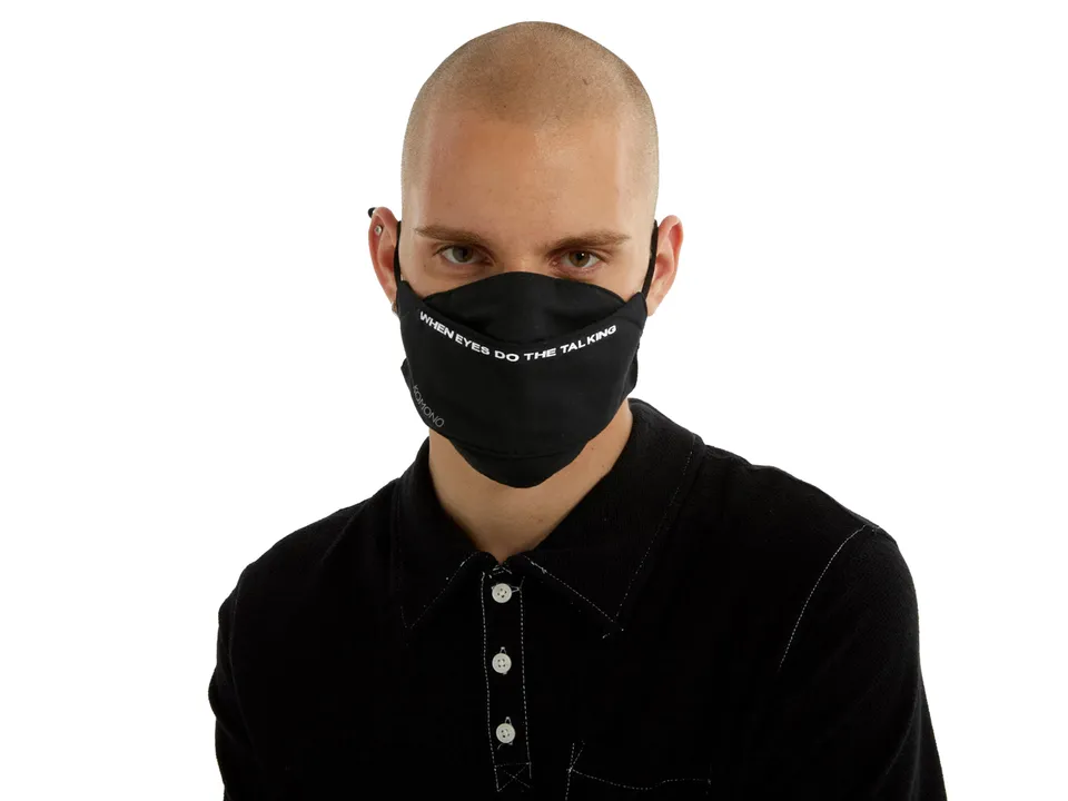 komono-face-mask-text-masque-en-coton-r-utilisable-compatible-lunettes image 1