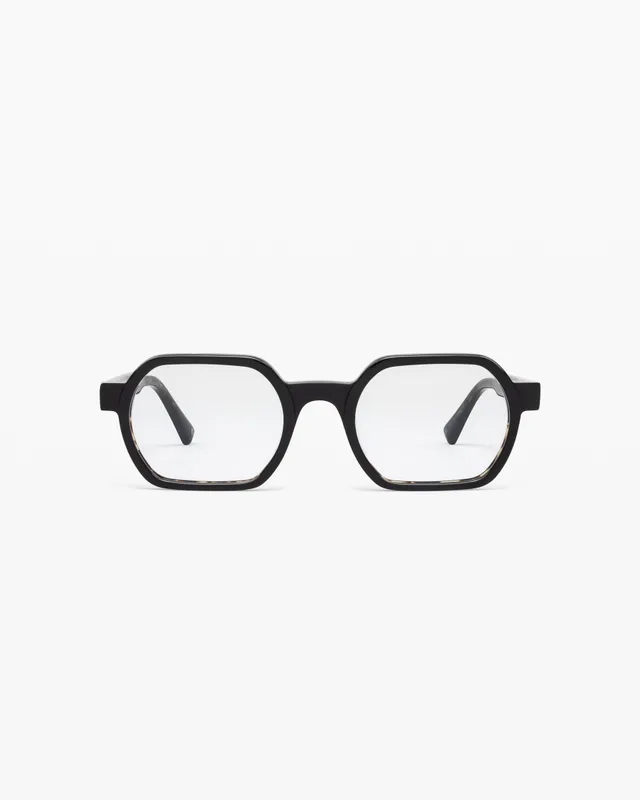 jimmy-fairly-la-darren-lunettes-de-vue-rectangulaires-ac-tate-noir-homme image 1