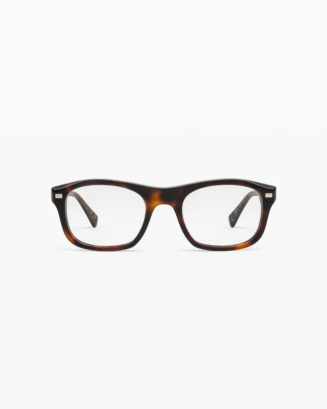 jimmy-fairly-la-murray-lunettes-de-vue-rectangulaires-caille-fonc-e-en-ac-tate-p image 1