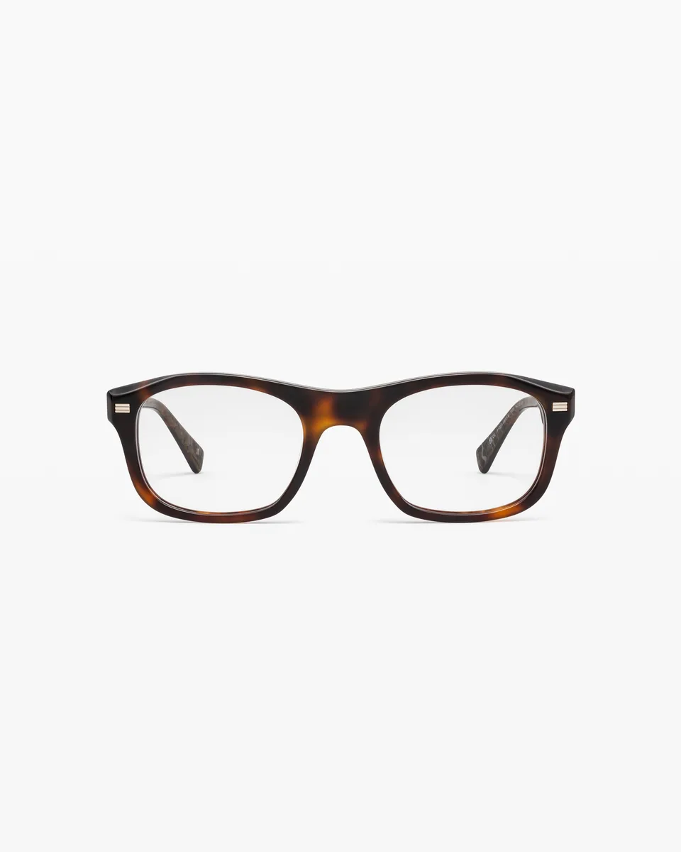 jimmy-fairly-la-murray-lunettes-de-vue-rectangulaires-caille-fonc-e-en-ac-tate-p image 1