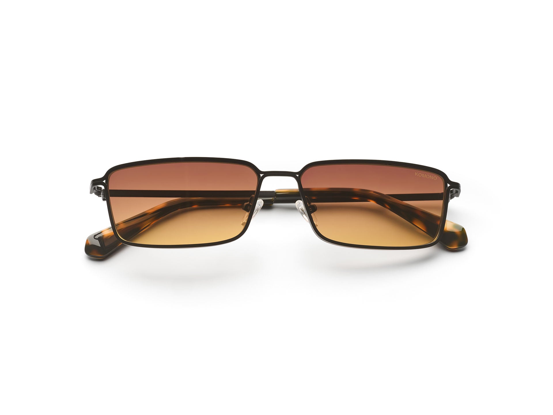 komono-ryder-black-matte-lunettes-rectangulaires-minimalistes image 2