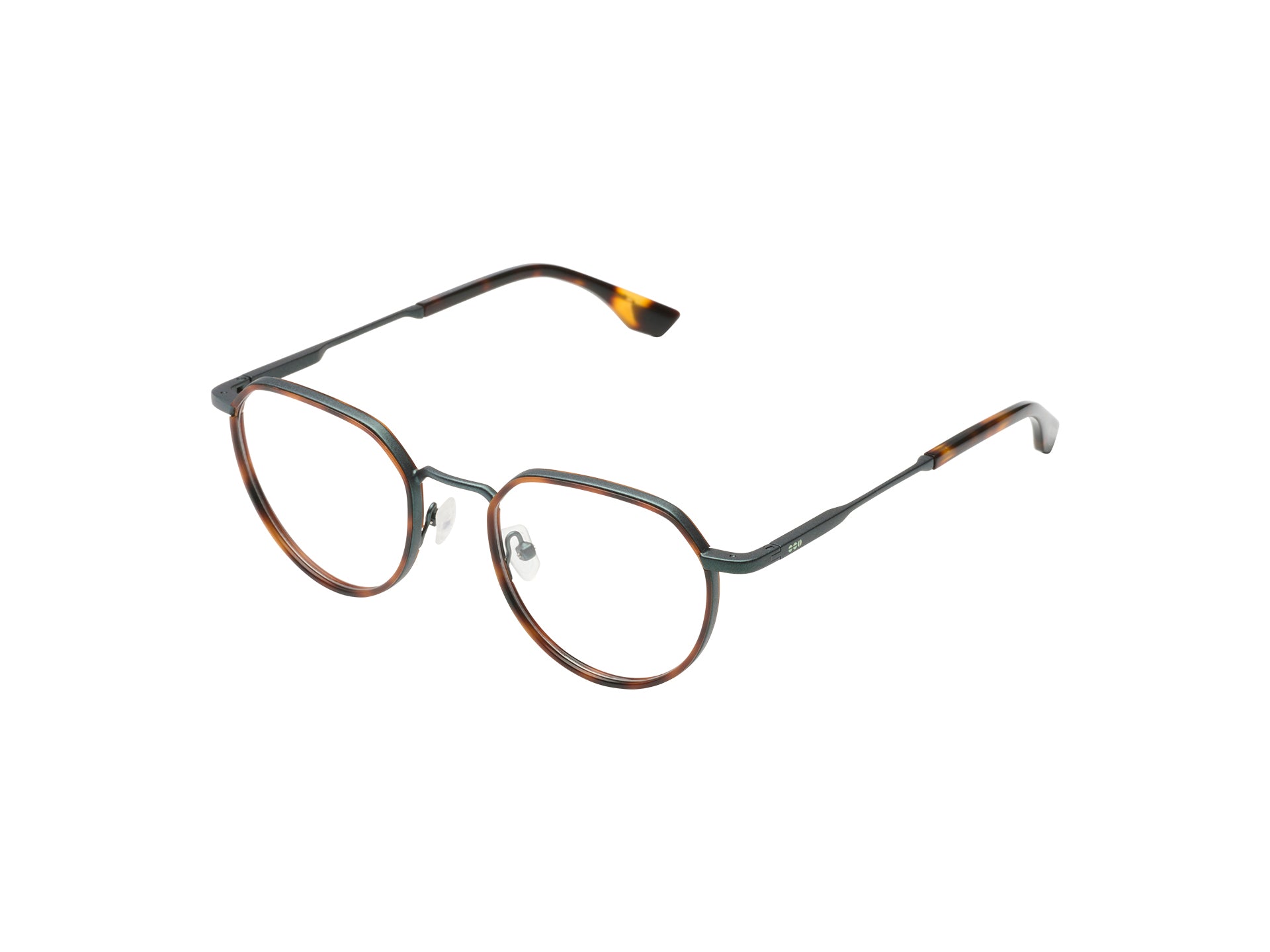 komono-edwin-green-camo-havana-lunettes-de-vue-acier-inoxydable image 2