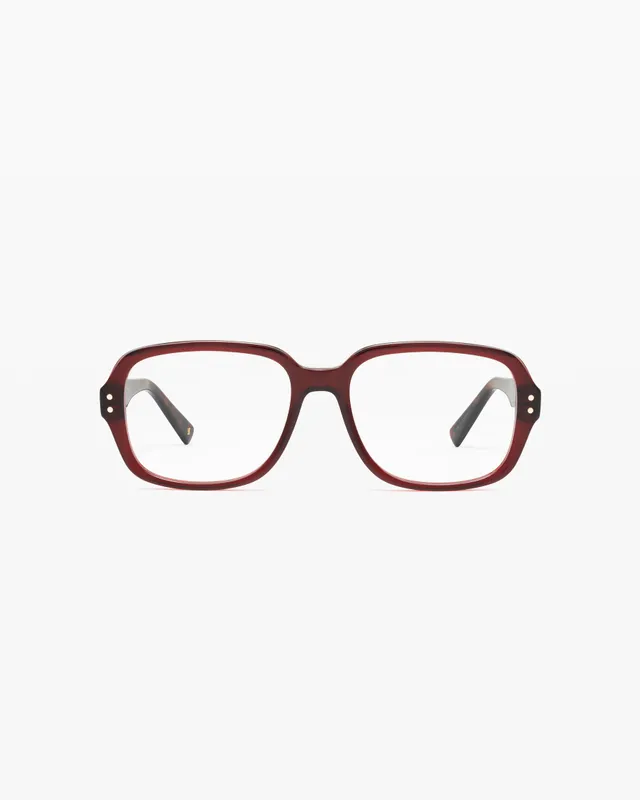 jimmy-fairly-la-elba-lunettes-de-vue-rectangulaires-en-ac-tate-rouge-taille-medi image 1