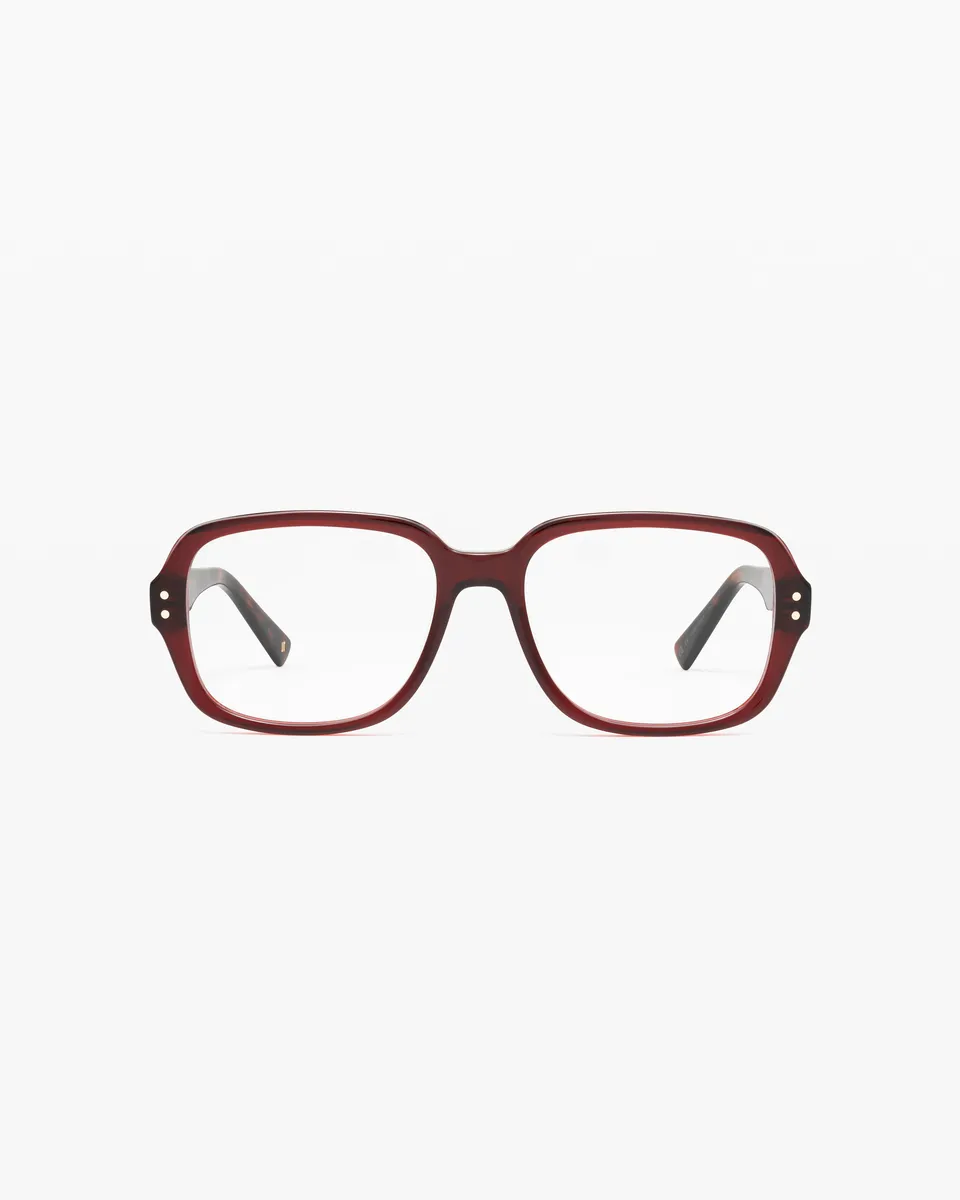 jimmy-fairly-la-elba-lunettes-de-vue-rectangulaires-en-ac-tate-rouge-taille-medi image 1