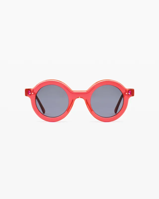 jimmy-fairly-la-spezia-lunettes-de-soleil-rondes-roses-femme-taille-m image 1