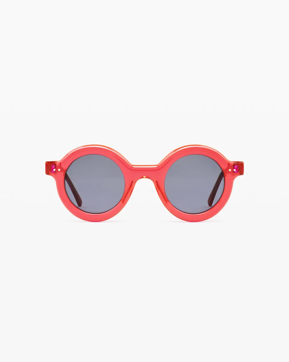 jimmy-fairly-la-spezia-lunettes-de-soleil-rondes-roses-femme-taille-m image 1