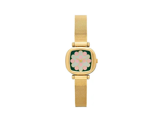komono-moneypenny-aurora-royale-gold-green-blush-montre-solaire-xs image 1