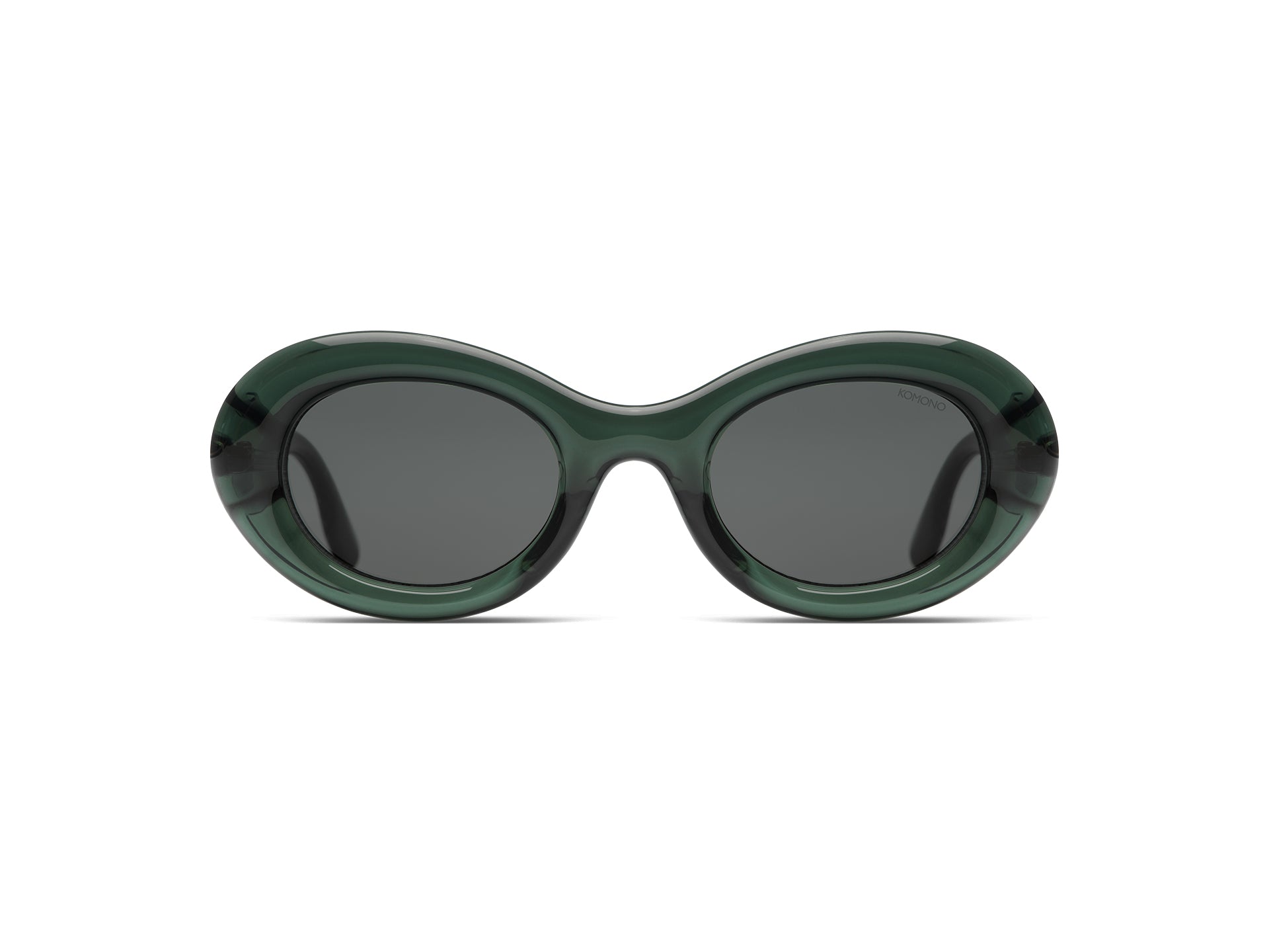 komono-molly-emerald-lunettes-de-soleil-rondes-oversized-kurt-cobain image 2