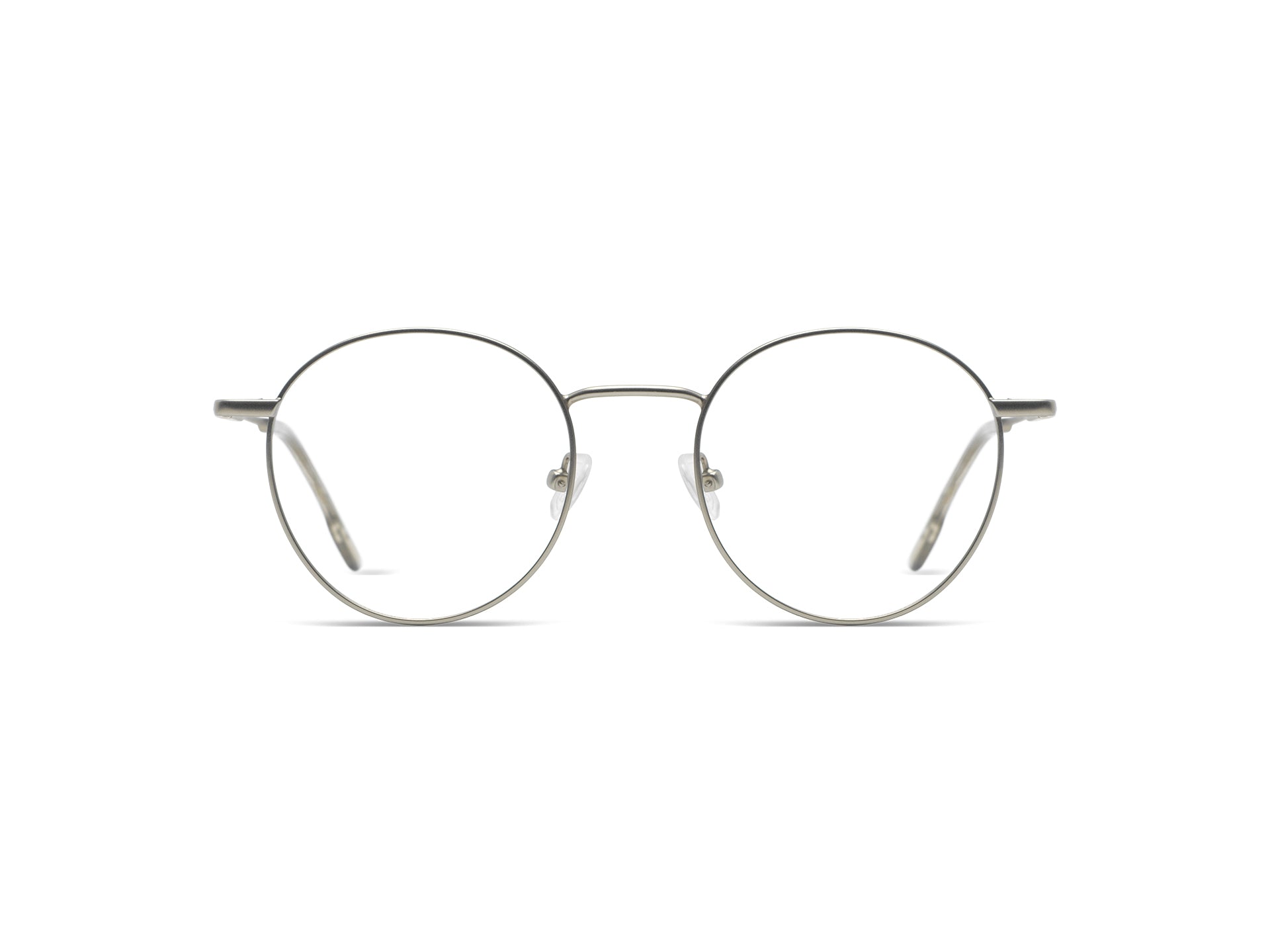 komono-pete-silver-lunettes-de-vue-rondes-acier-inoxydable image 1