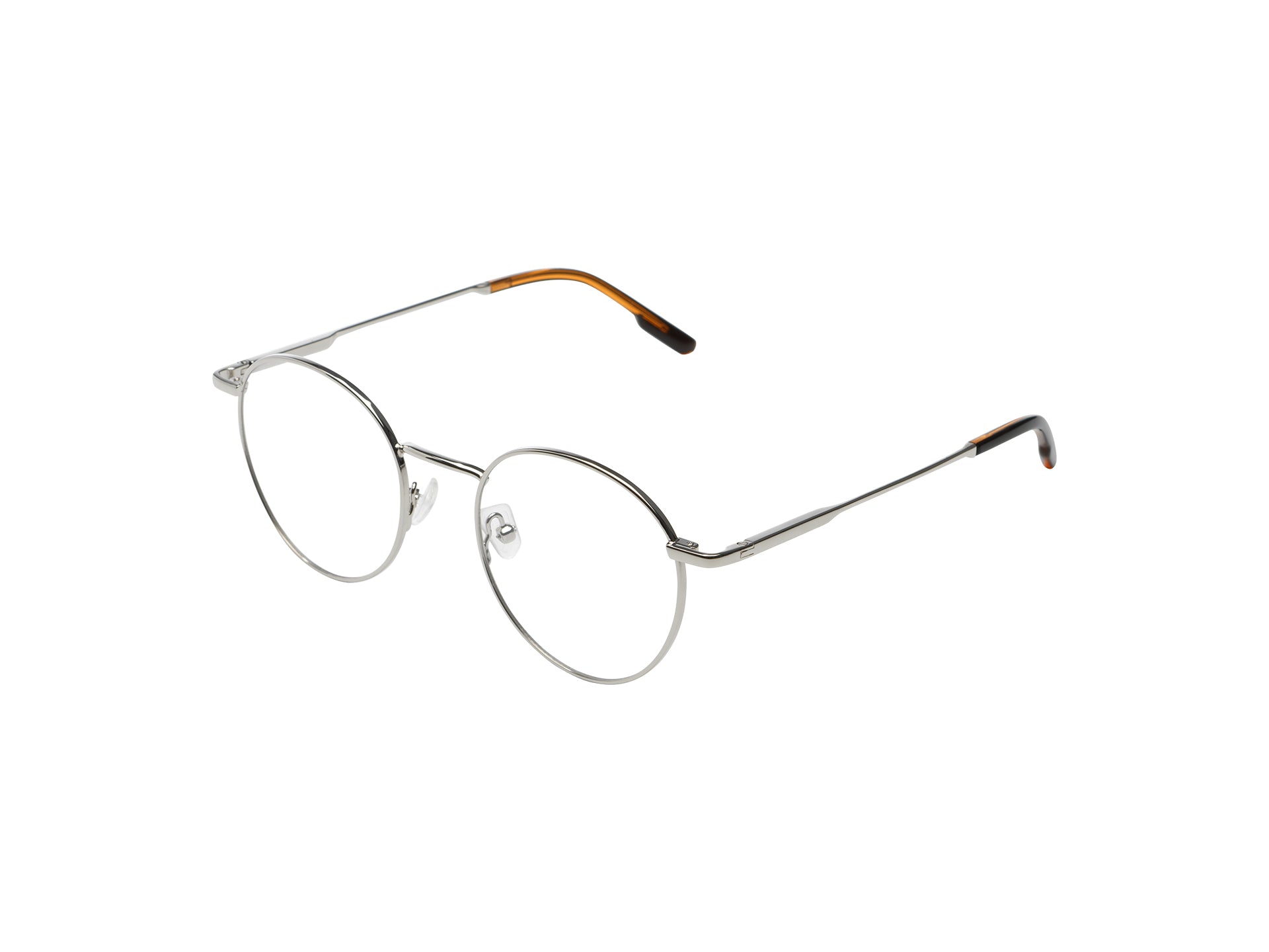 komono-pete-silver-black-bronze-lunettes-de-vue-rondes-acier-inoxydable-et-ac-ta image 2