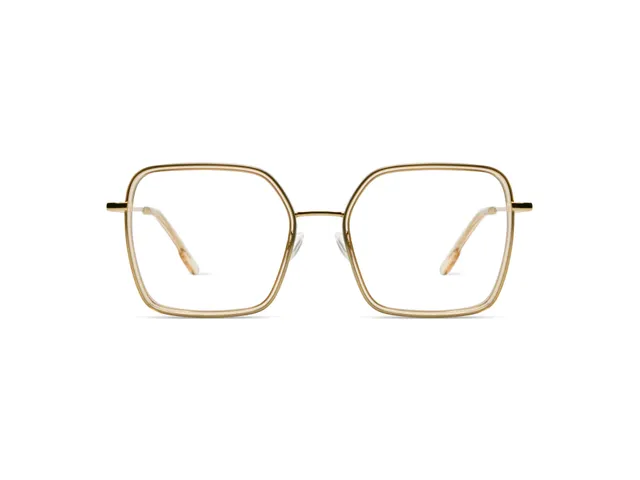 lunettes-de-vue-komono-audrey-champagne-white-gold-carr-es-medium image 1
