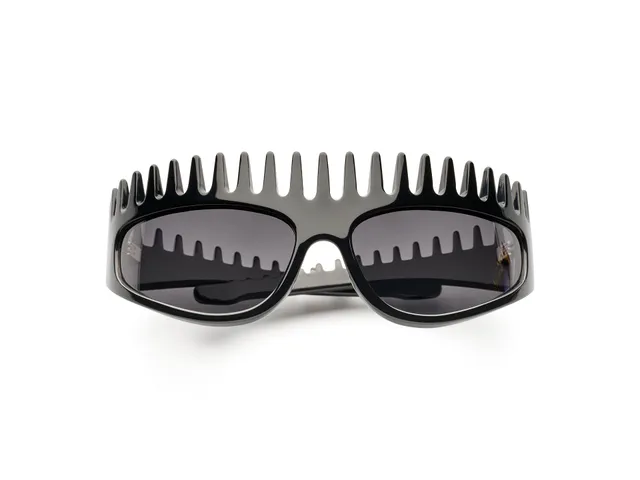 komono-x-uliana-black-lunettes-de-soleil-collaboration-monture-noire-translucide image 1