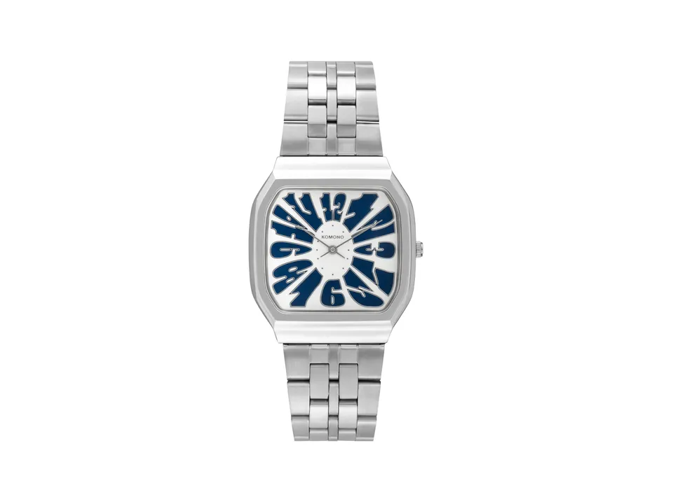 komono-max-montre-flower-silver-moon-blue image 1