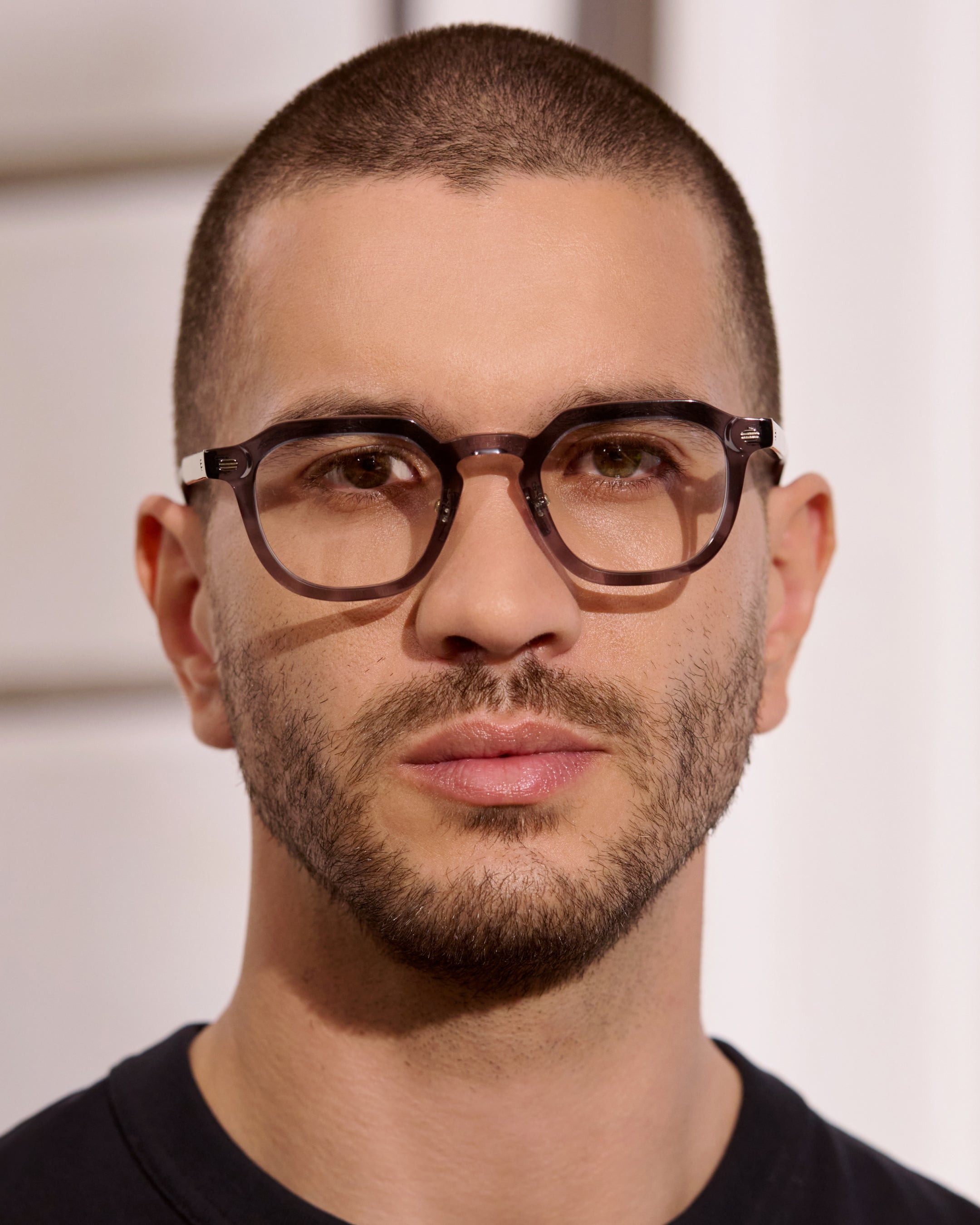 jimmy-fairly-la-ortis-lunettes-de-vue-rectangulaires-grises-en-ac-tate image 3