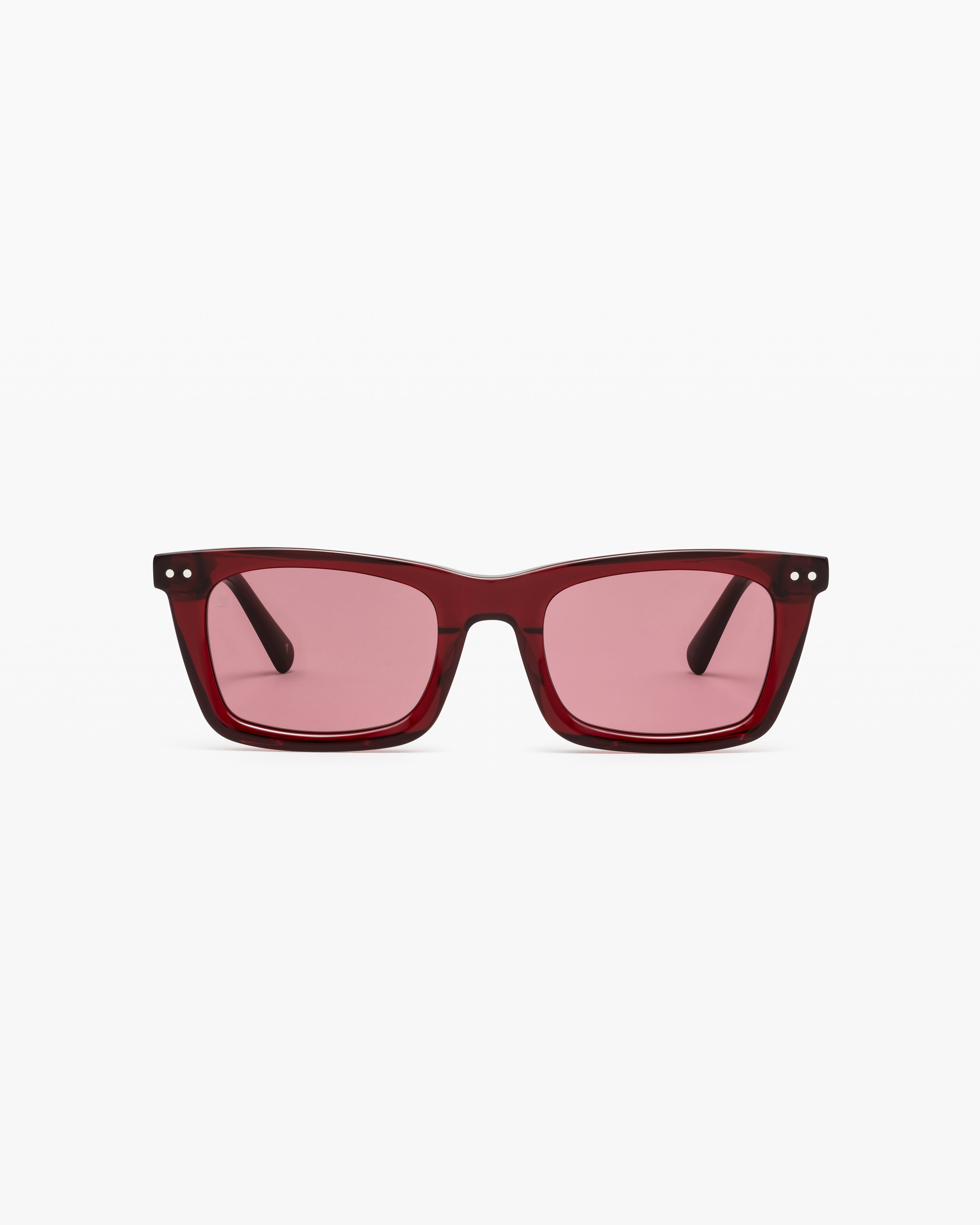 jimmy-fairly-la-mara-lunettes-de-soleil-rectangulaires-rouges-femme-acier-inoxyd image 1
