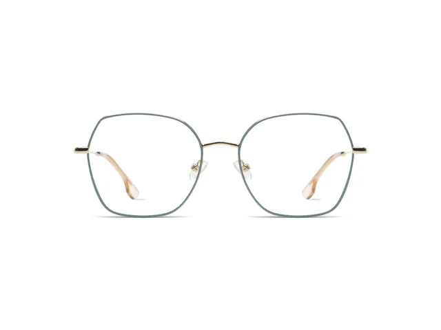 komono-dana-babyblue-white-gold-glossy-lunettes-de-vue-papillon-acier image 1