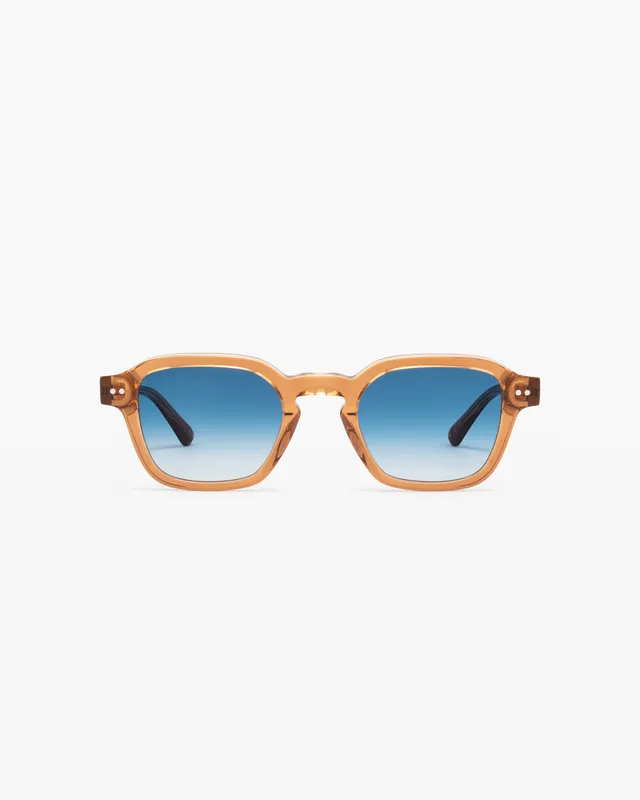 jimmy-fairly-la-seb-lunettes-de-soleil-homme-hexagonale-marron image 1