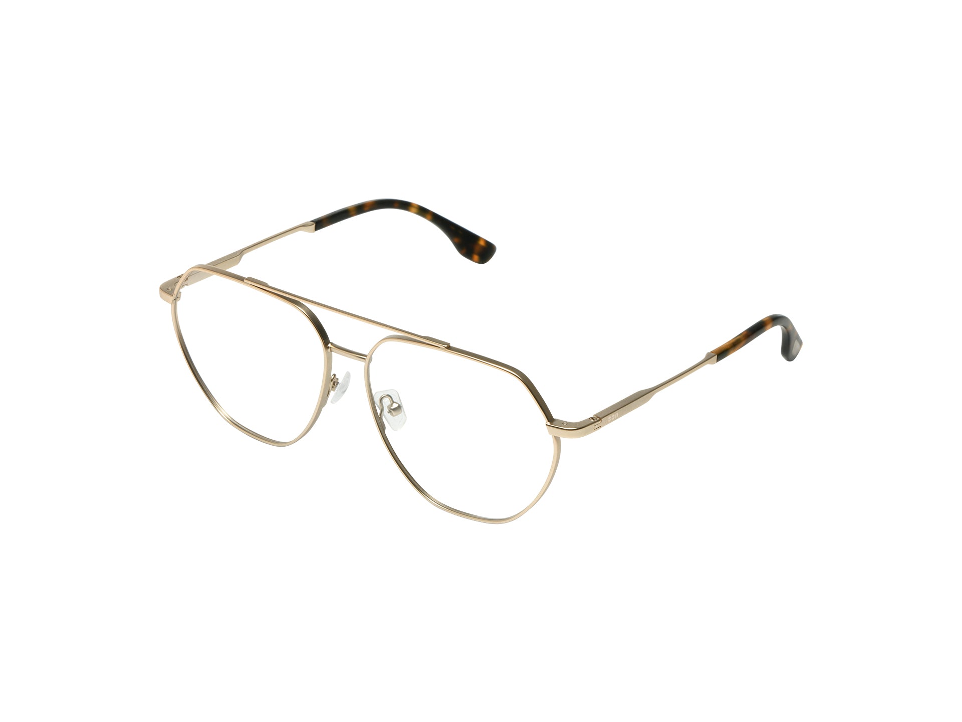 komono-marlowe-white-gold-matte-lunettes-de-vue-matty-finition-mate image 2