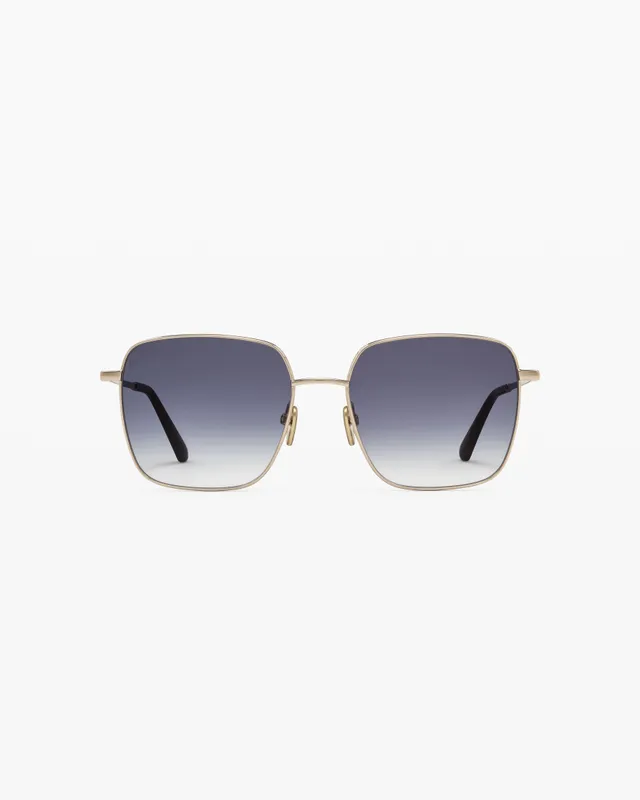 jimmy-fairly-la-cadaques-lunettes-de-soleil-carr-es-en-acier-inoxydable-dor-es-f image 1