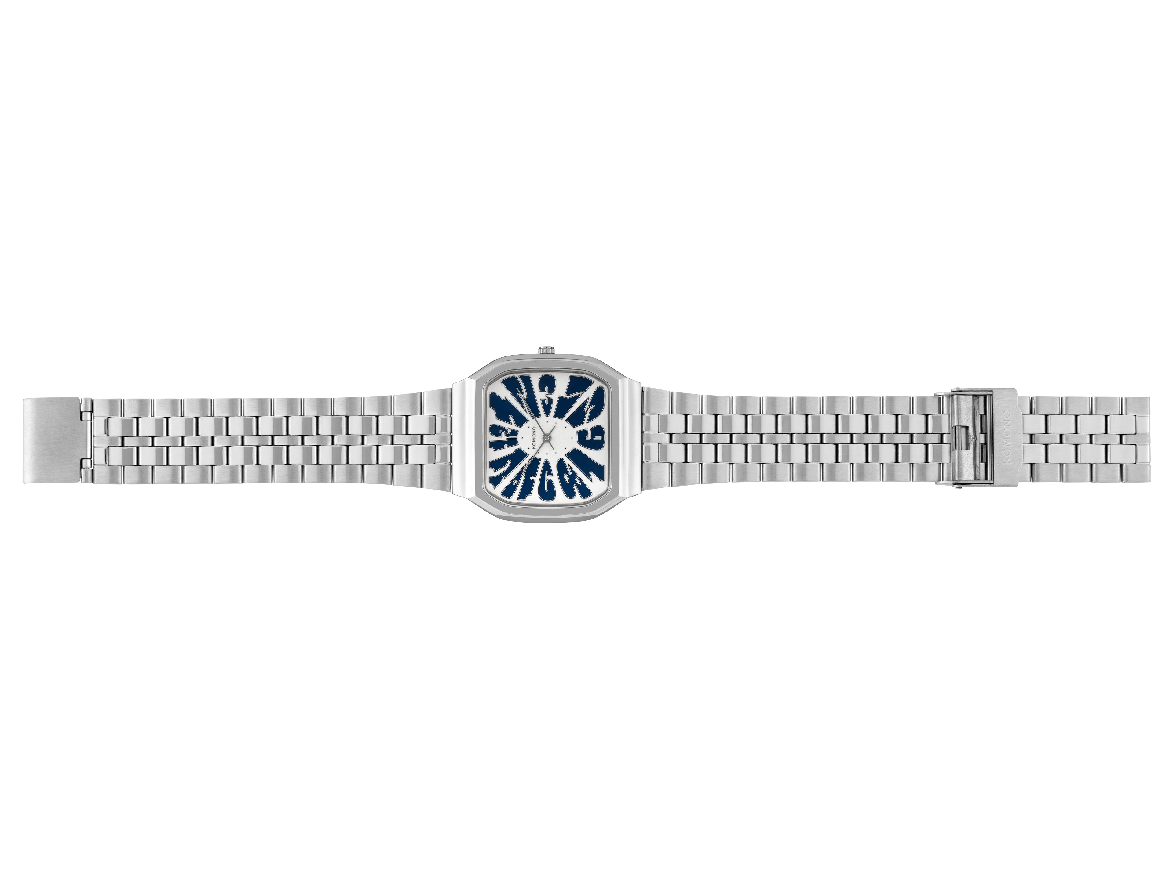 komono-max-montre-flower-silver-moon-blue image 2