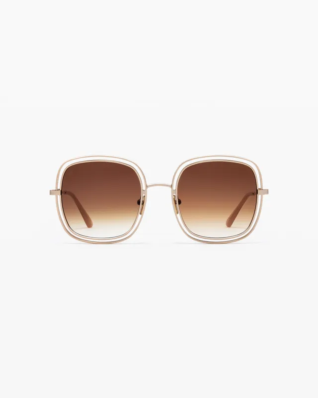 jimmy-fairly-la-ema-lunettes-de-soleil-carr-es-oversize-en-acier-inoxydable-dor--2 image 1